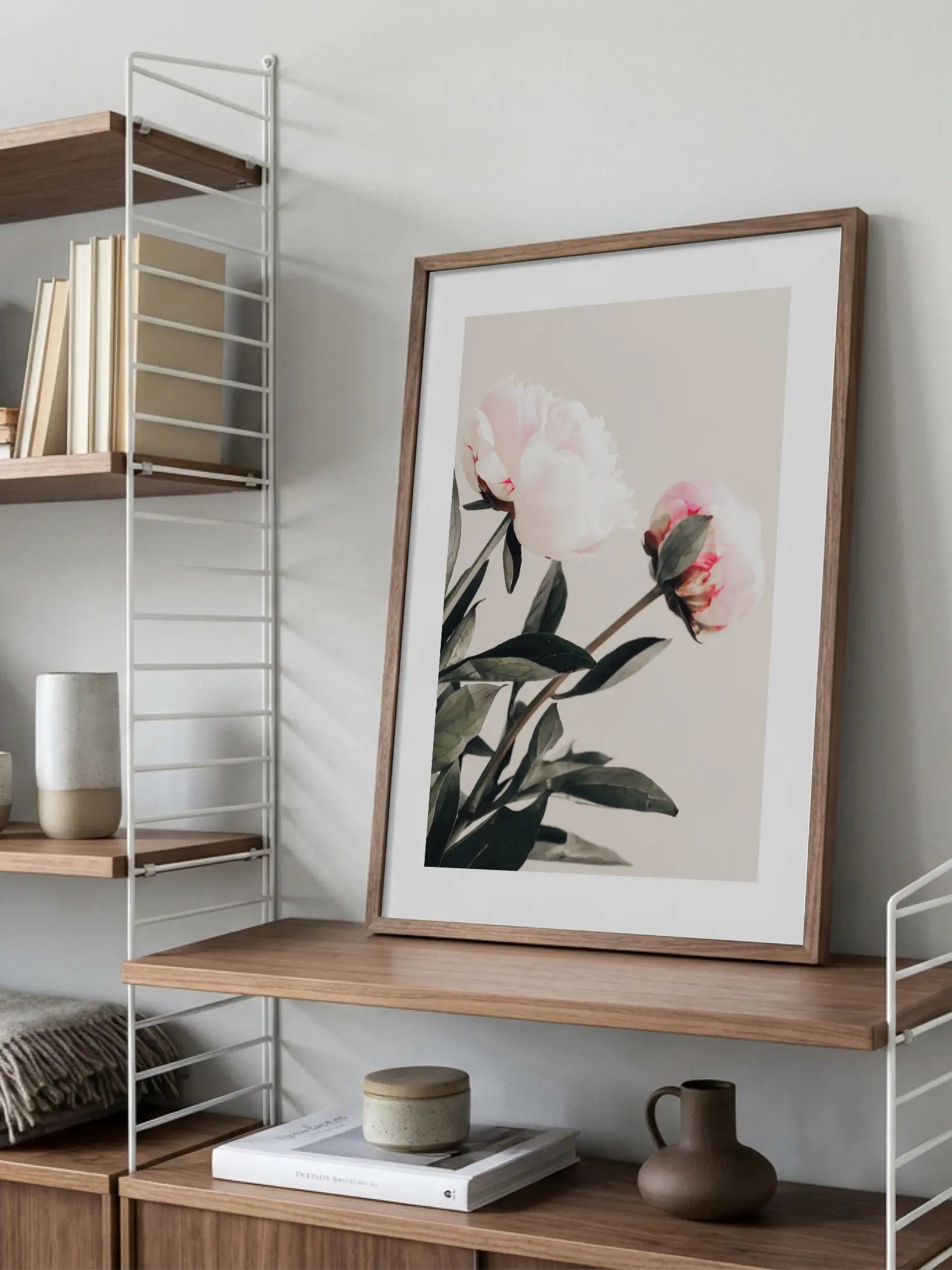 Rosa Peonies Poster