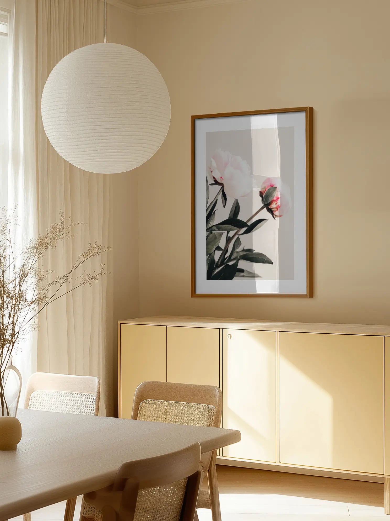 Rosa Peonies Poster
