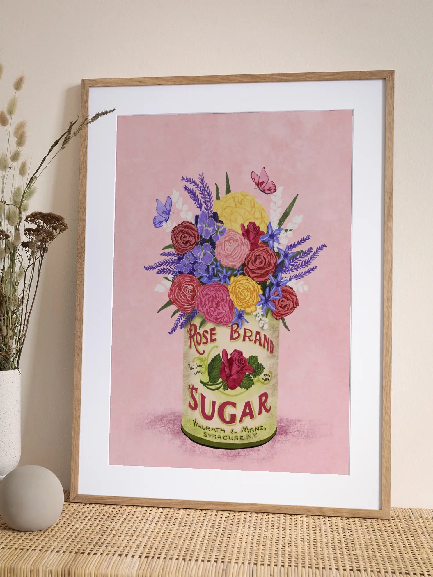 Rose Brand Sugar Poster