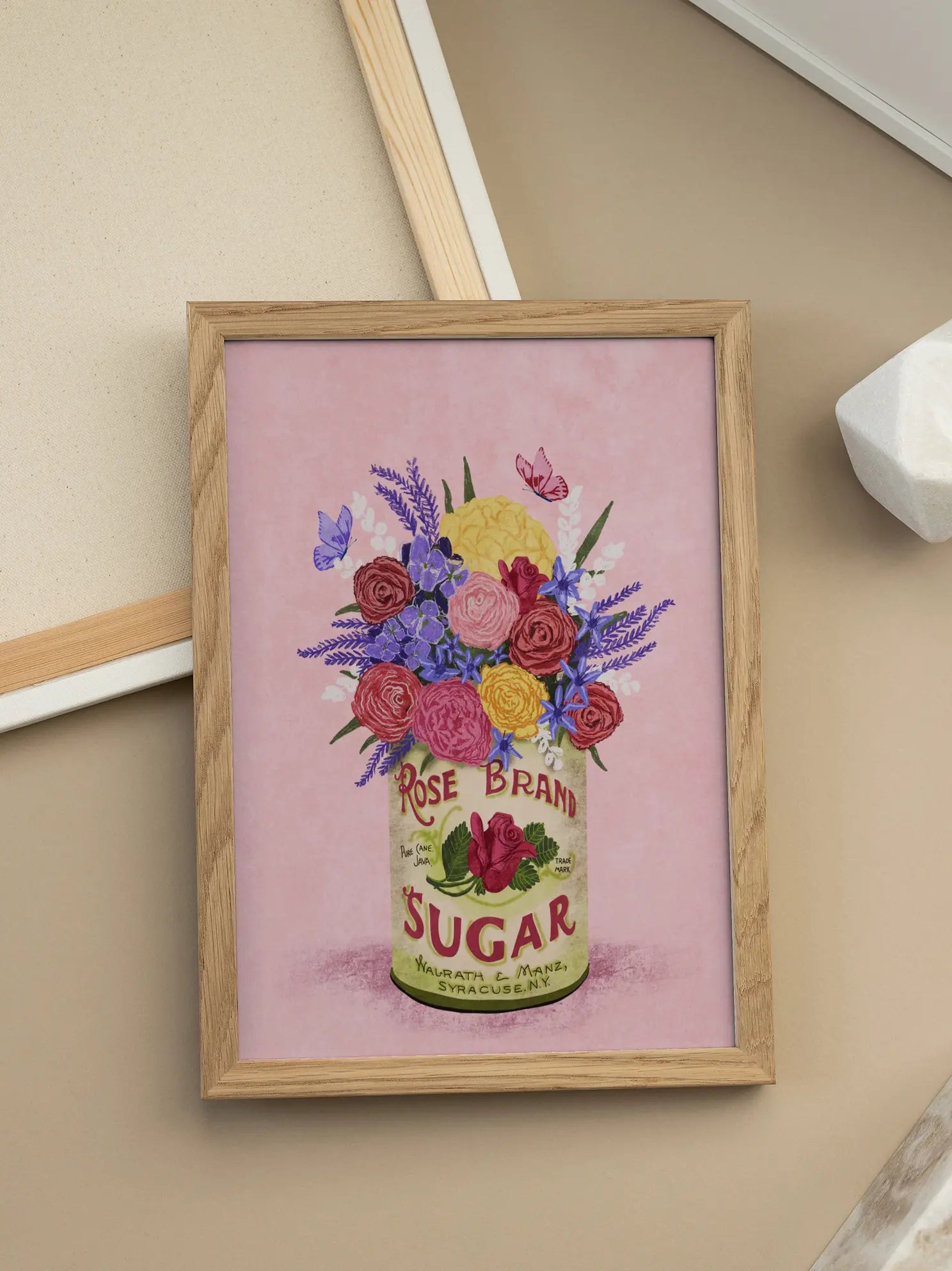 Rose Brand Sugar Poster
