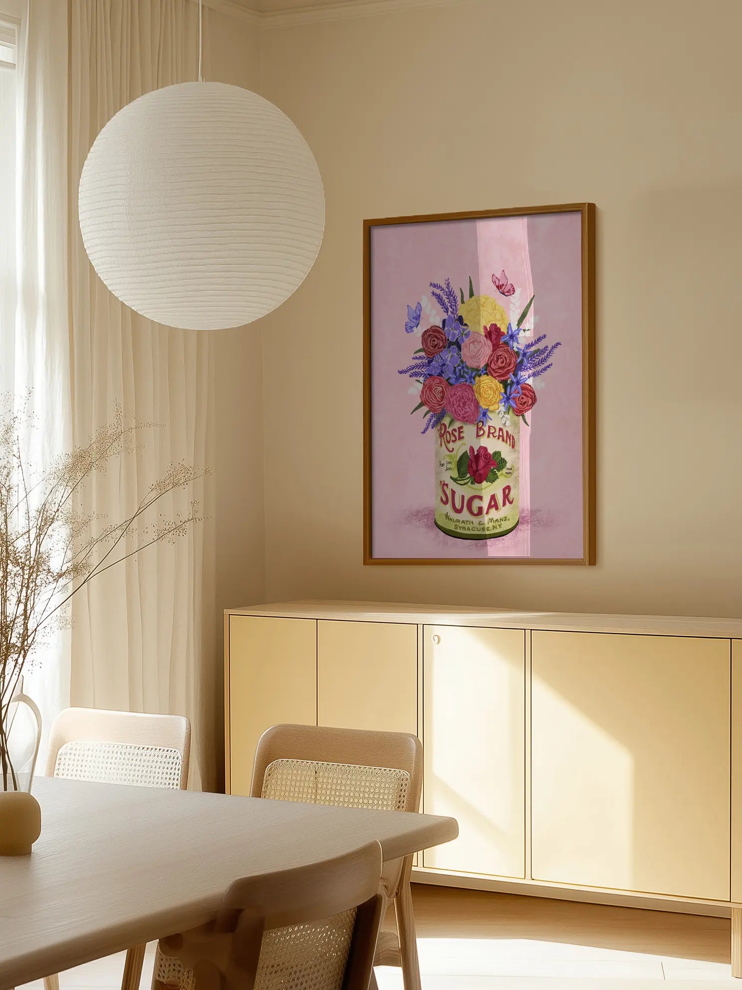 Rose Brand Sugar Poster