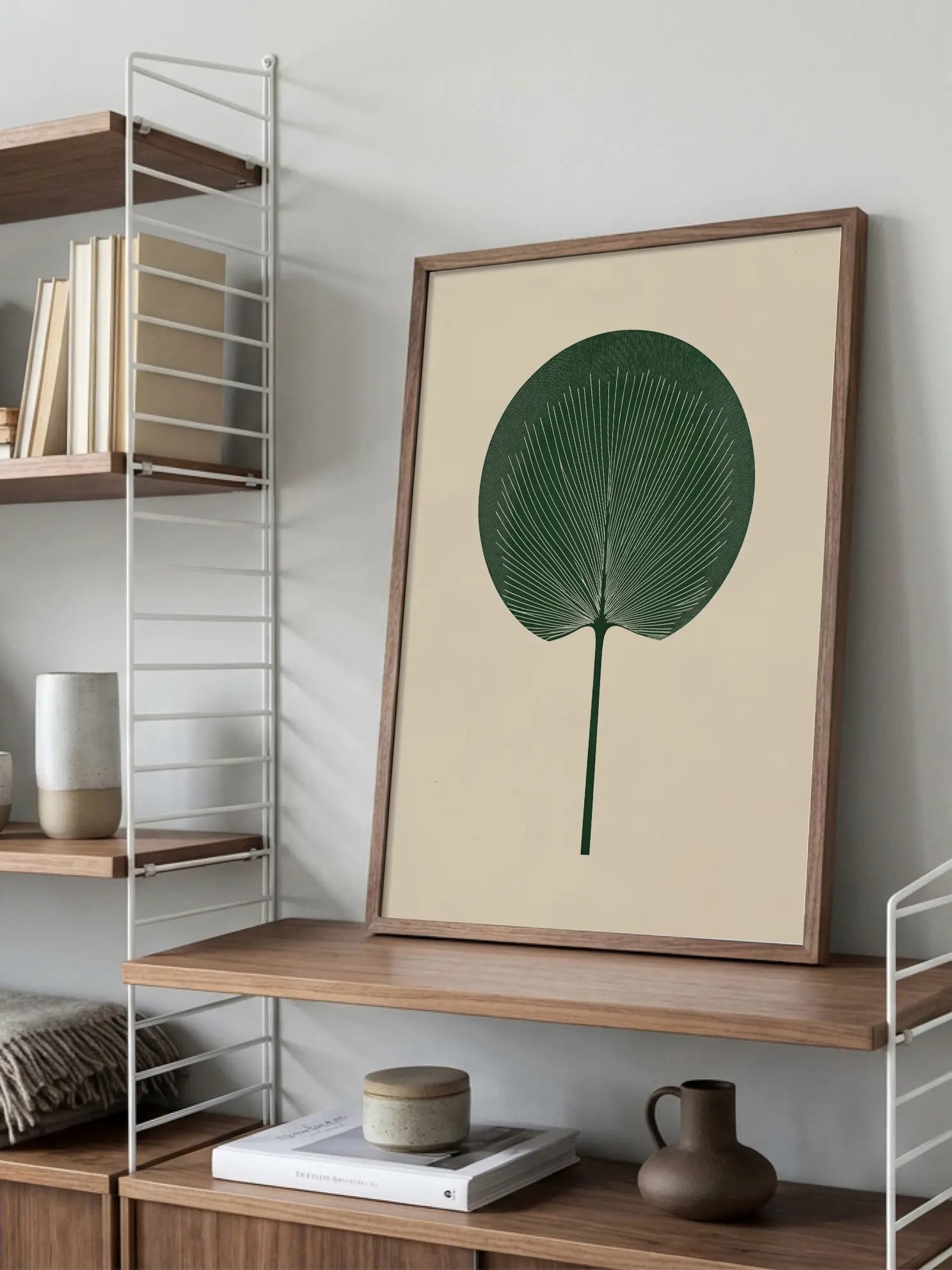 Round Botanical Poster