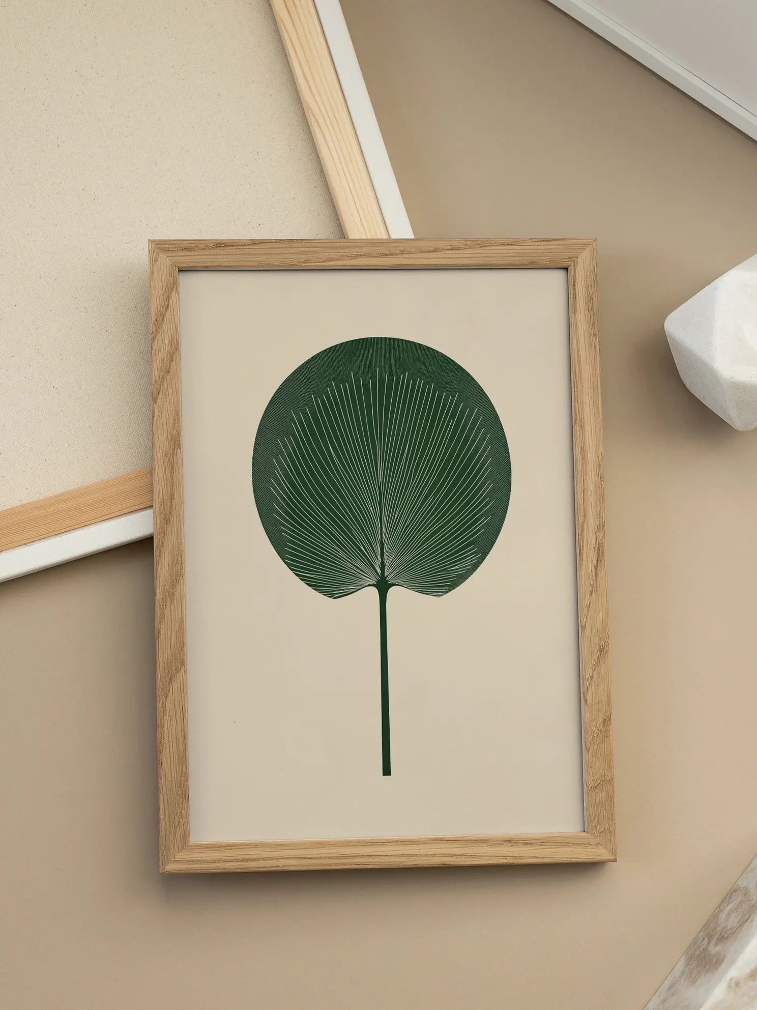 Round Botanical Poster