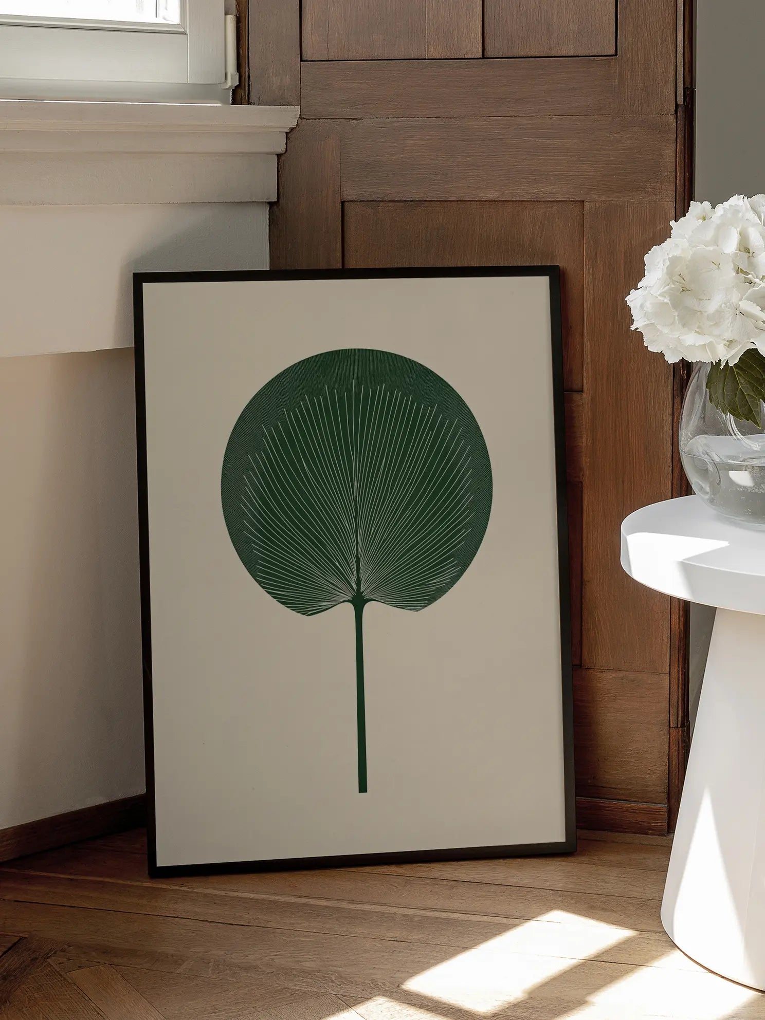 Round Botanical Poster