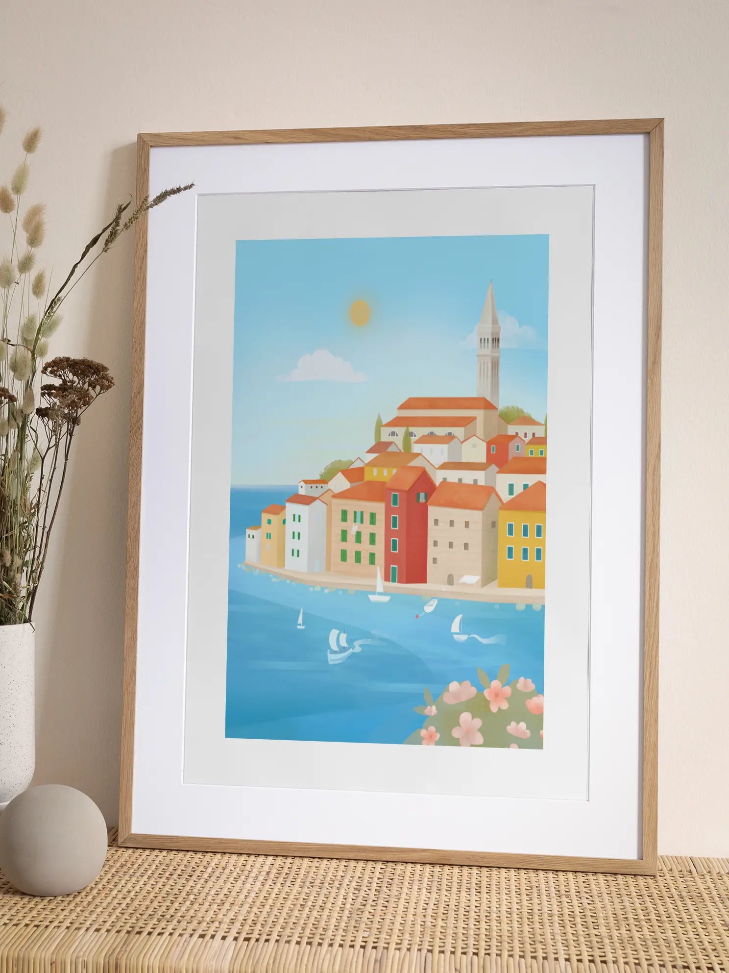 Rovinj City Poster