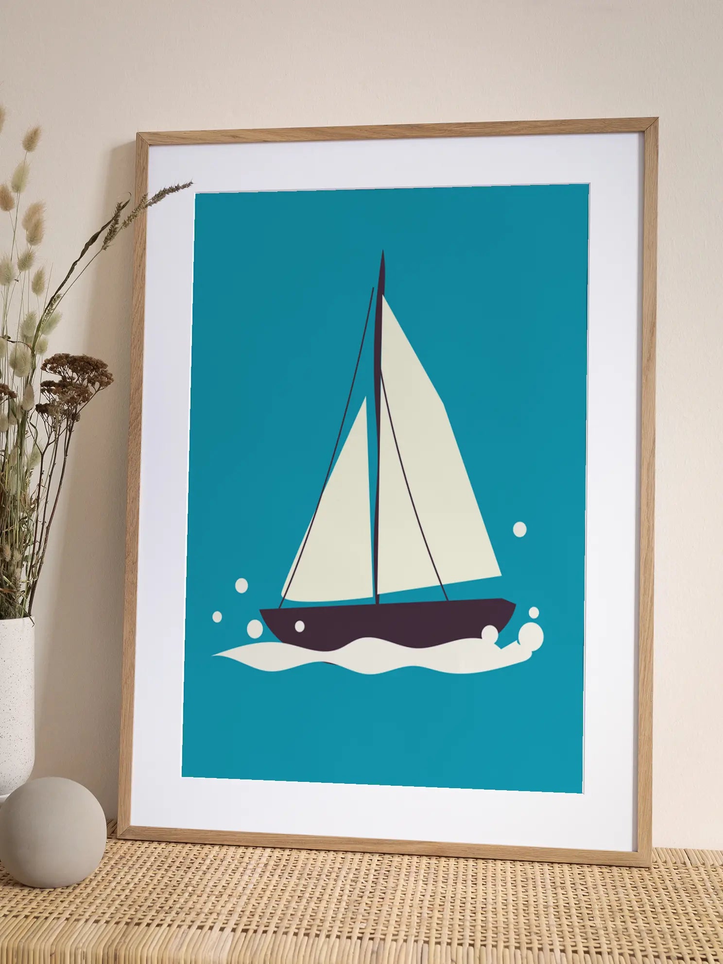 Sailing Boat Poster
