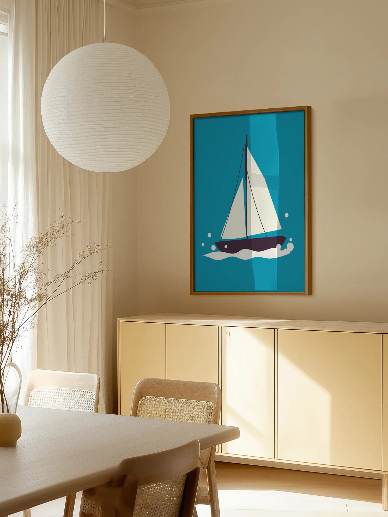 Sailing Boat Poster