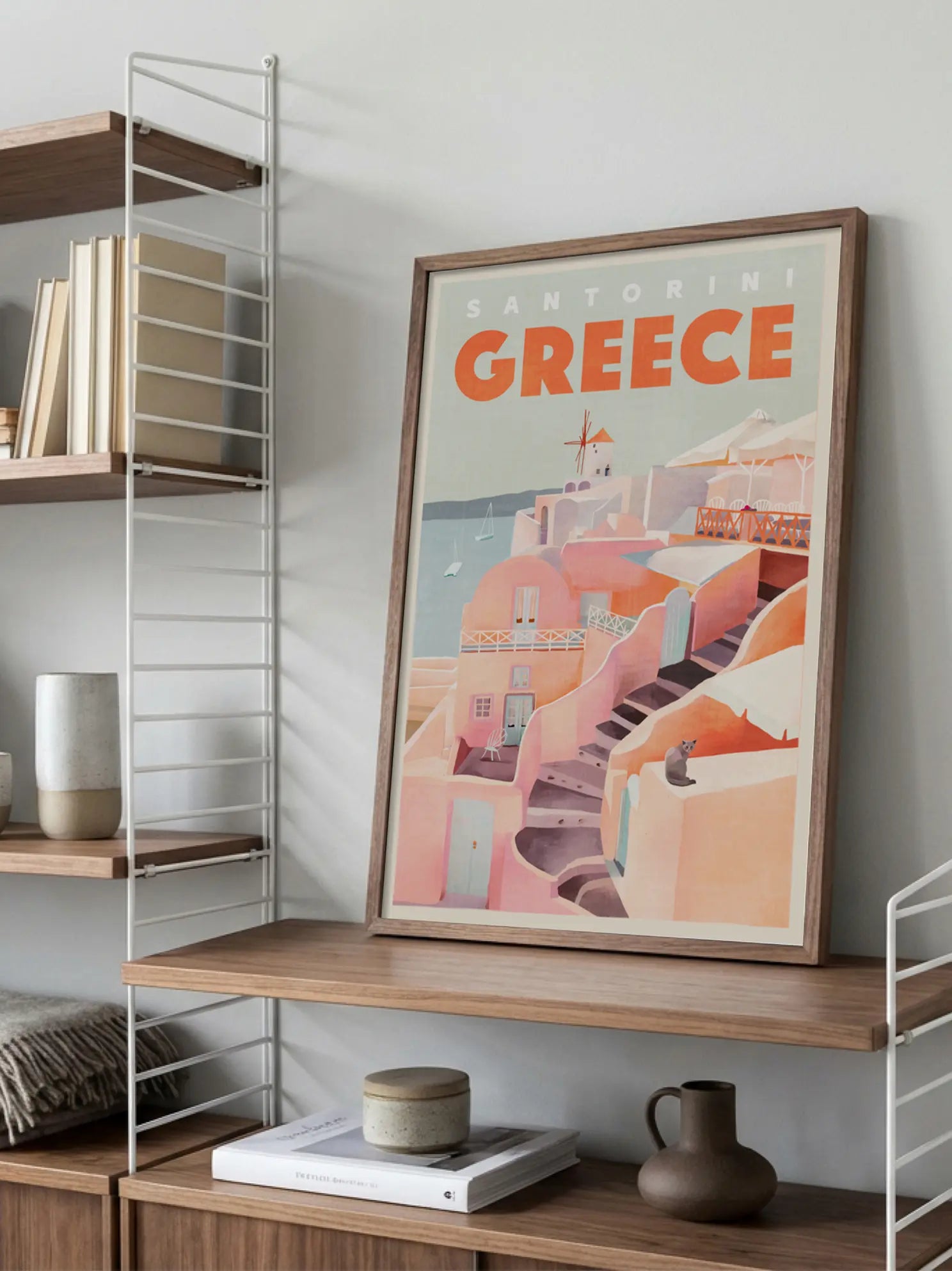 Santorini Greece Poster