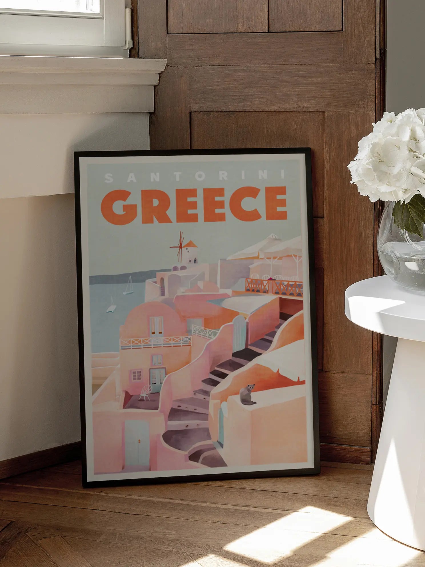 Santorini Greece Poster