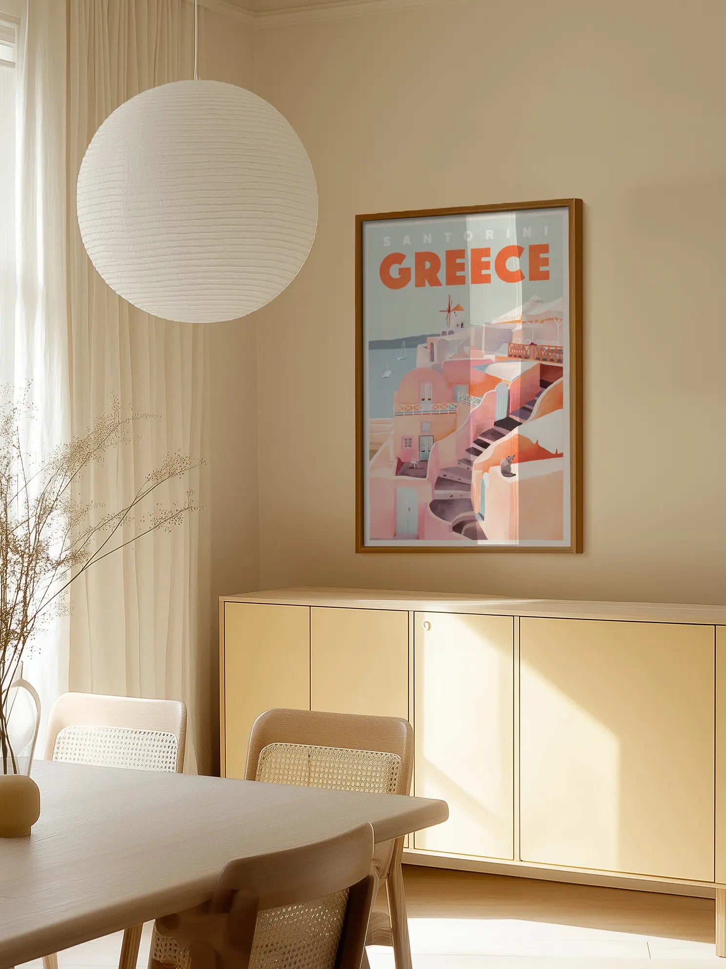 Santorini Greece Poster