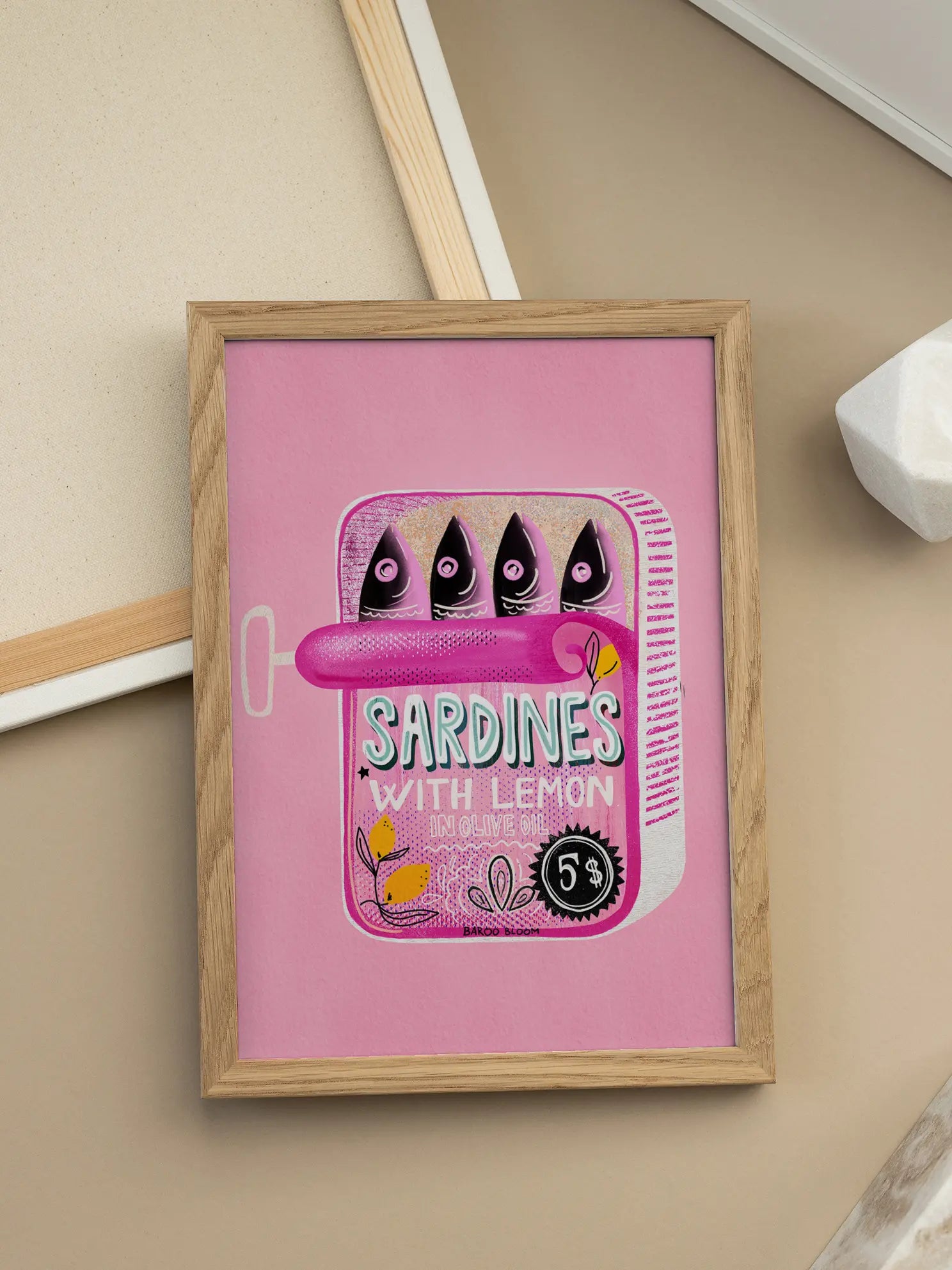 Sardines Tin Can No2 Poster