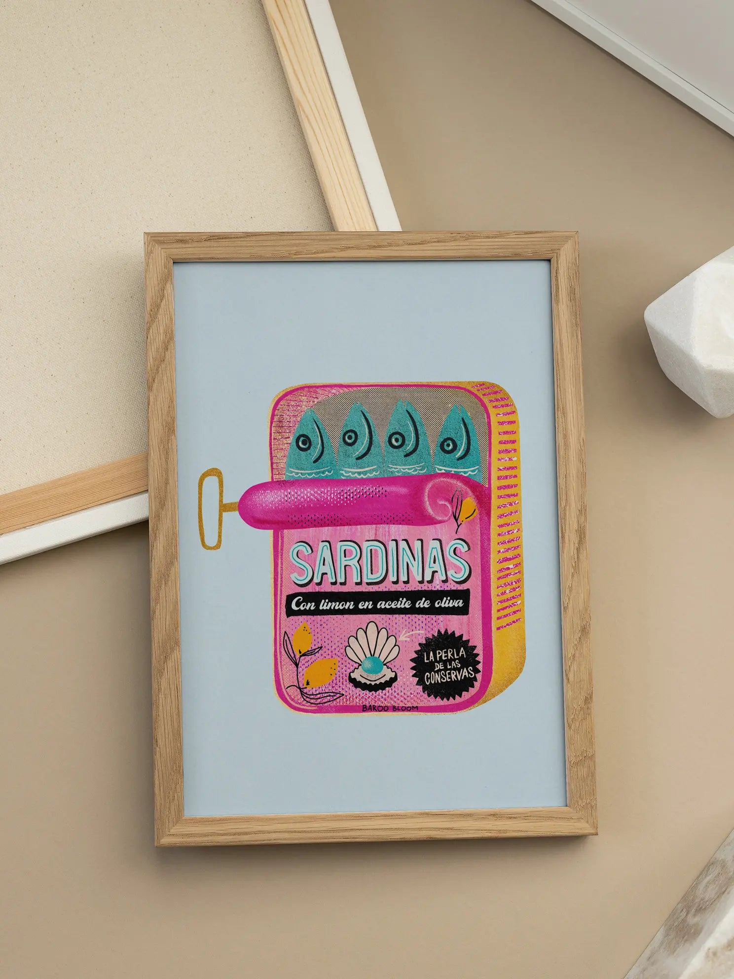 Sardines Tin Can No3 Poster