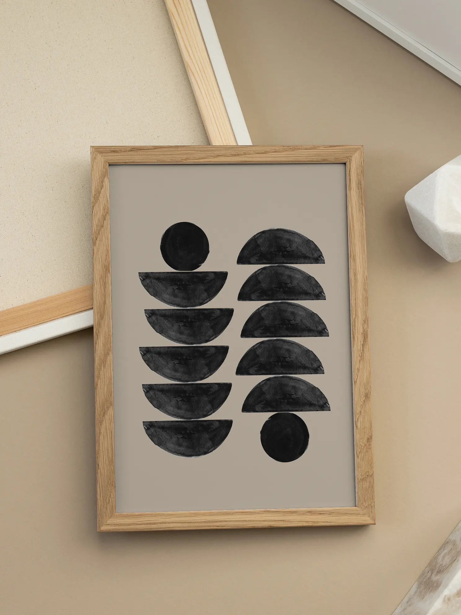 Scandinavian Shapes Poster