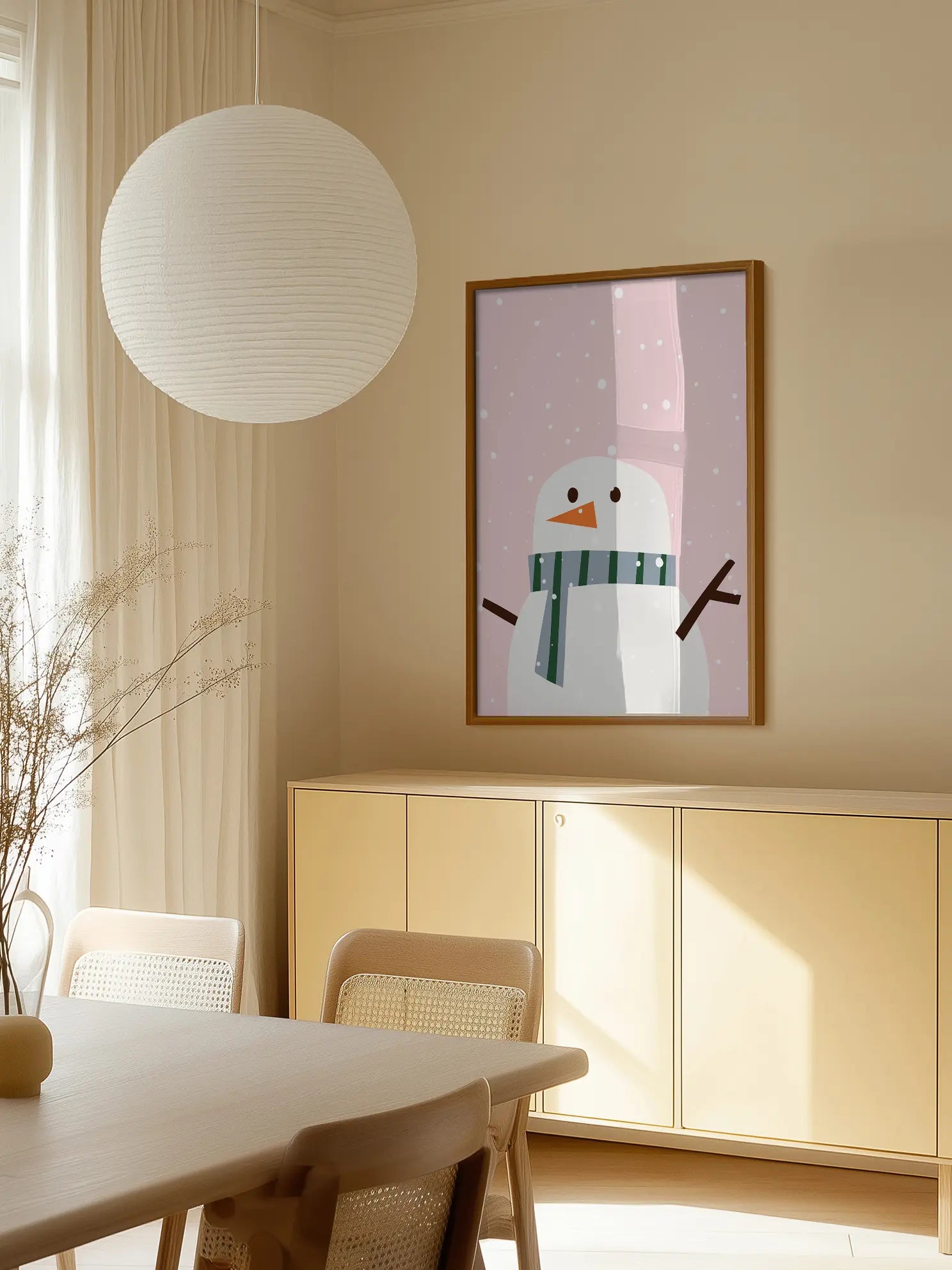 Schneemann Poster