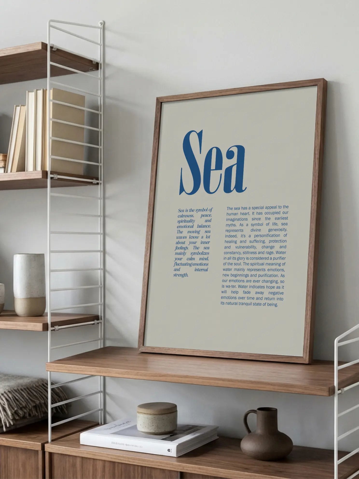 Sea Quote Poster