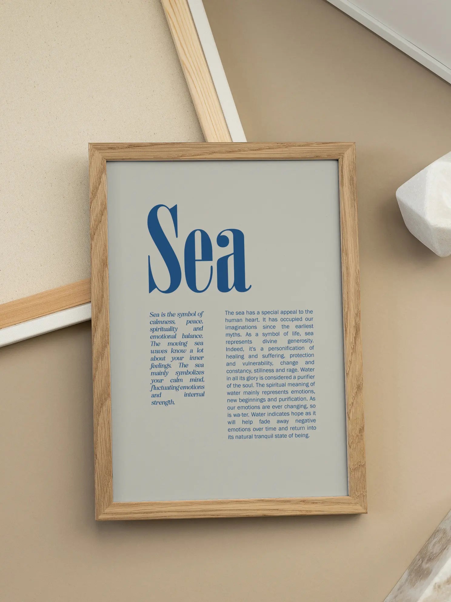 Sea Quote Poster