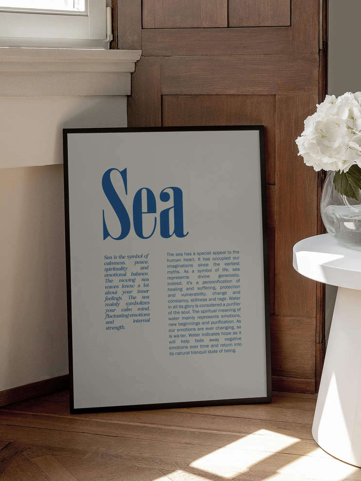 Sea Quote Poster