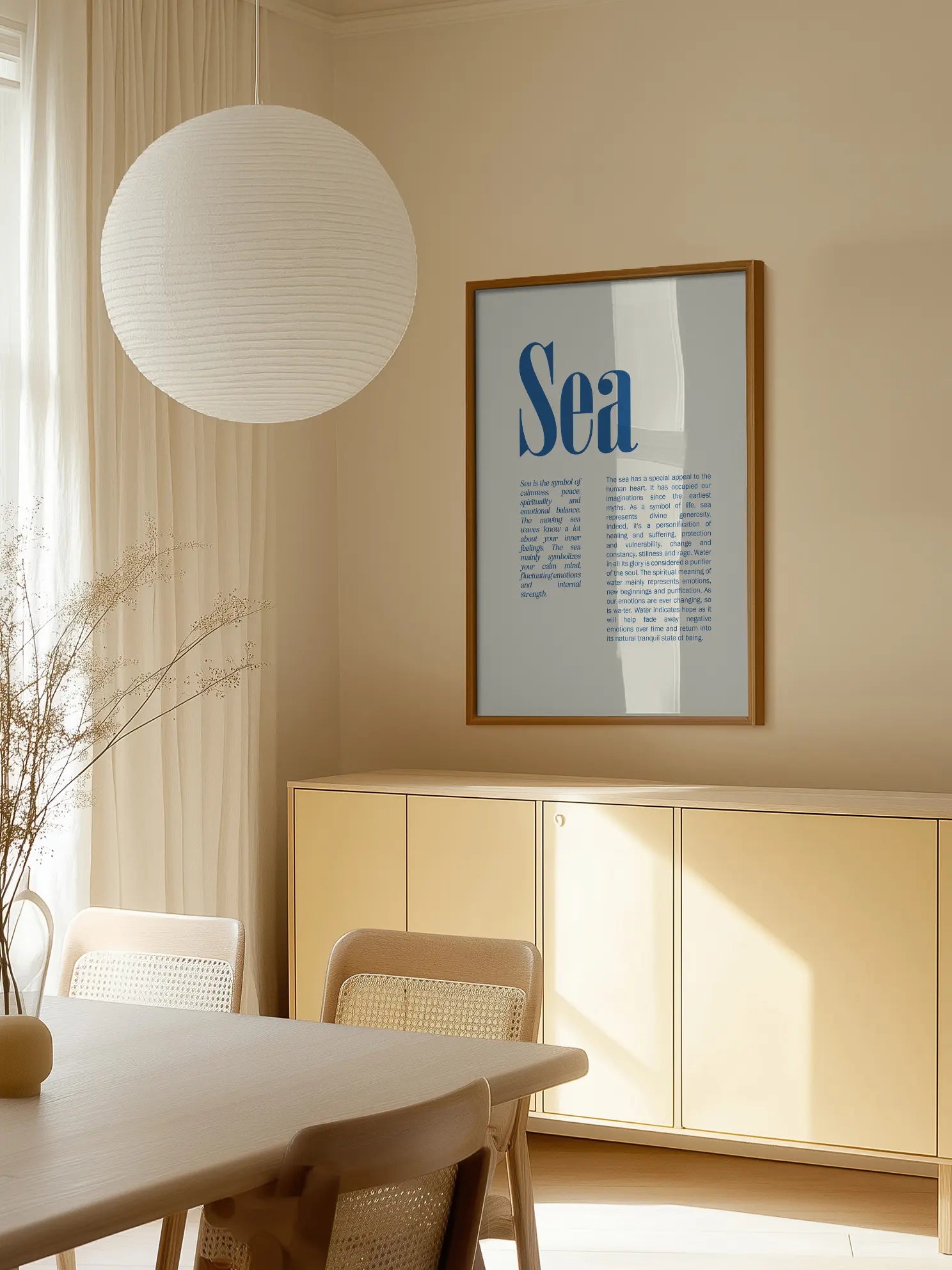 Sea Quote Poster