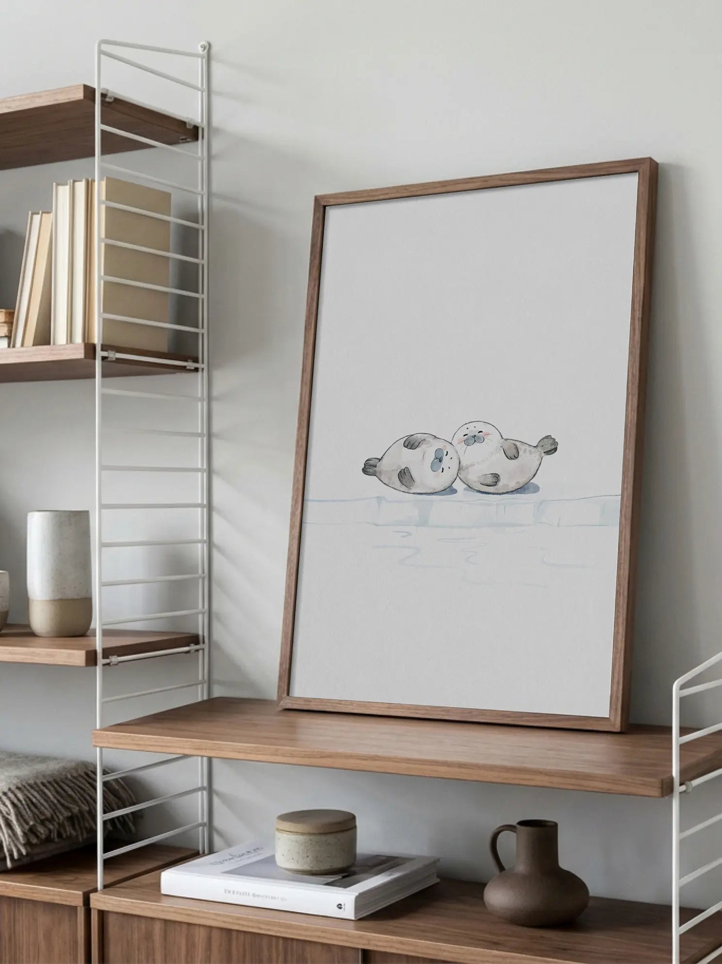Seal Cubs Poster