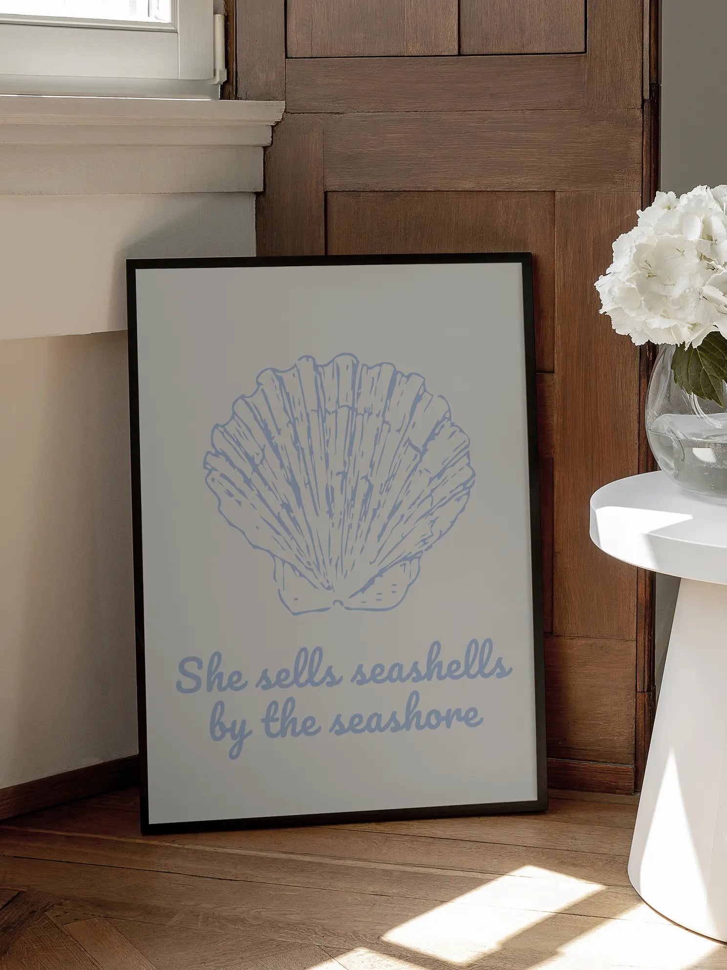 Seashells by the Seashore Poster