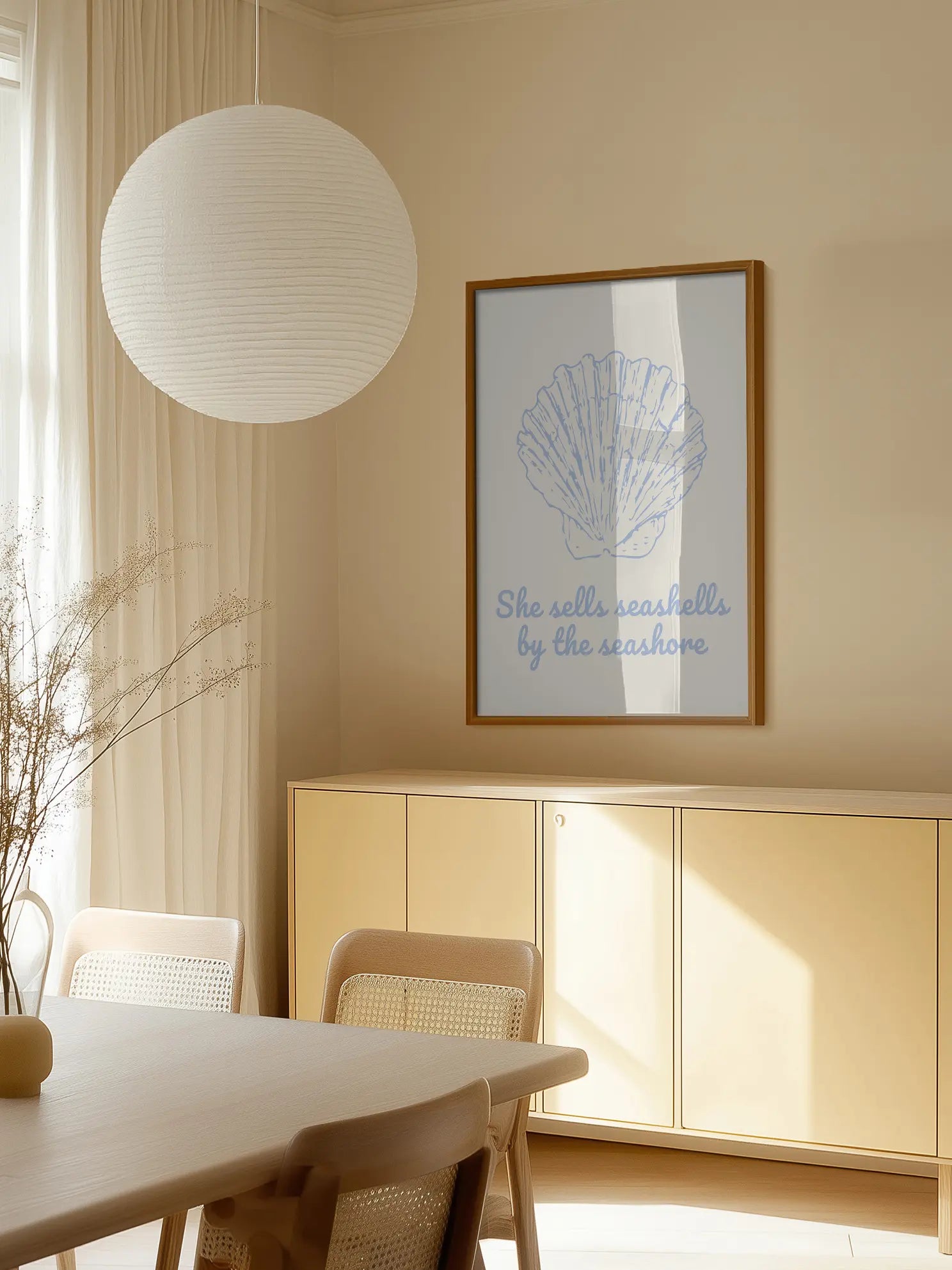 Seashells by the Seashore Poster