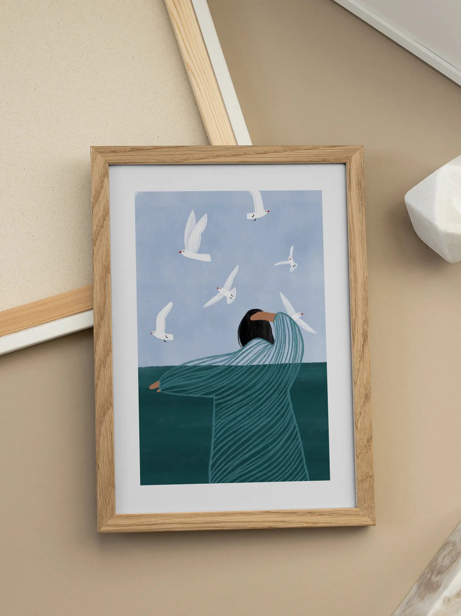 Seaside Serenity Poster