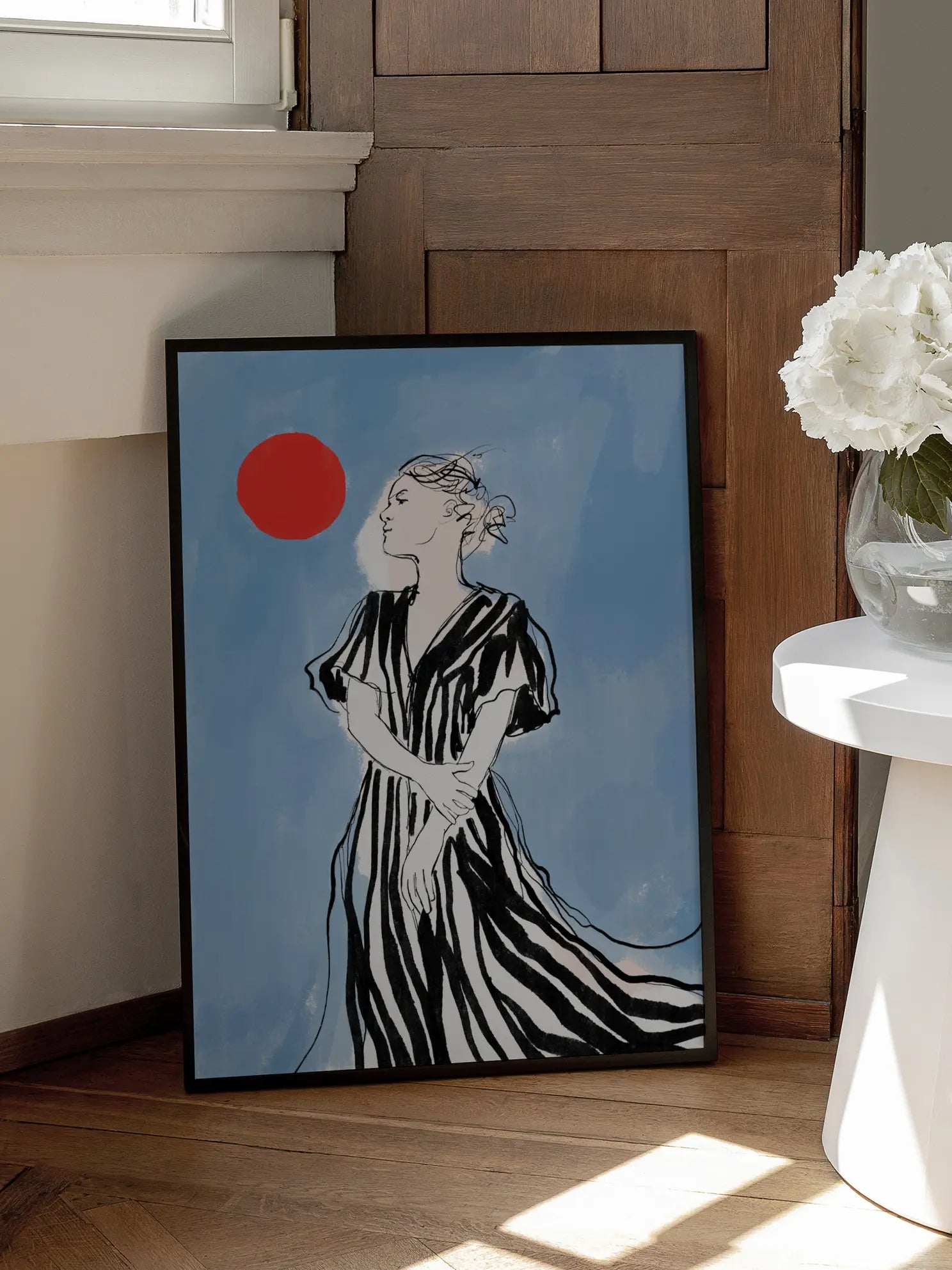 Serene Stripes Poster