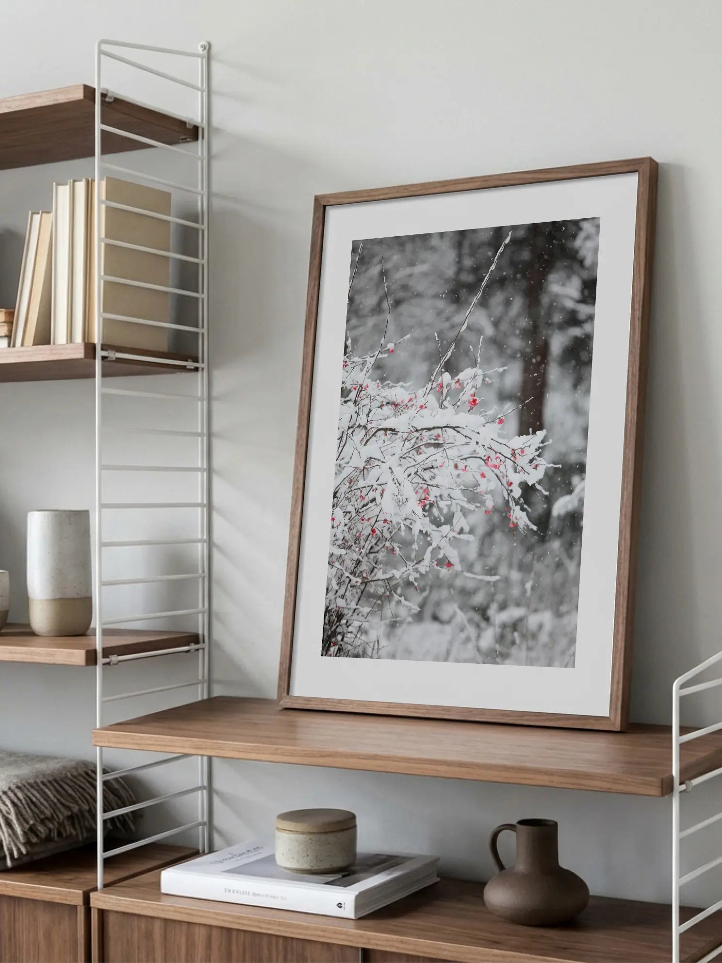 Serene Winter Scene Poster