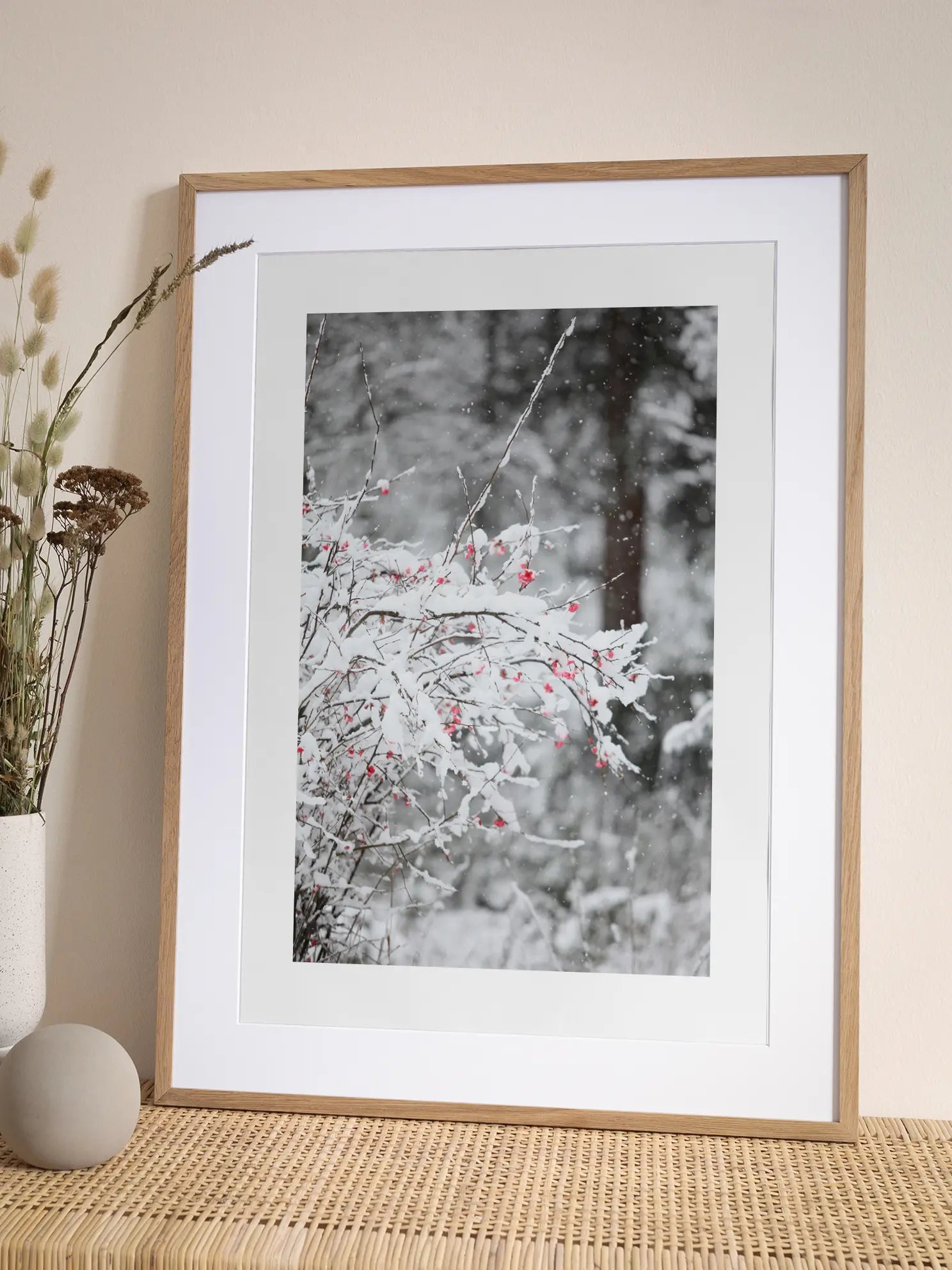 Serene Winter Scene Poster
