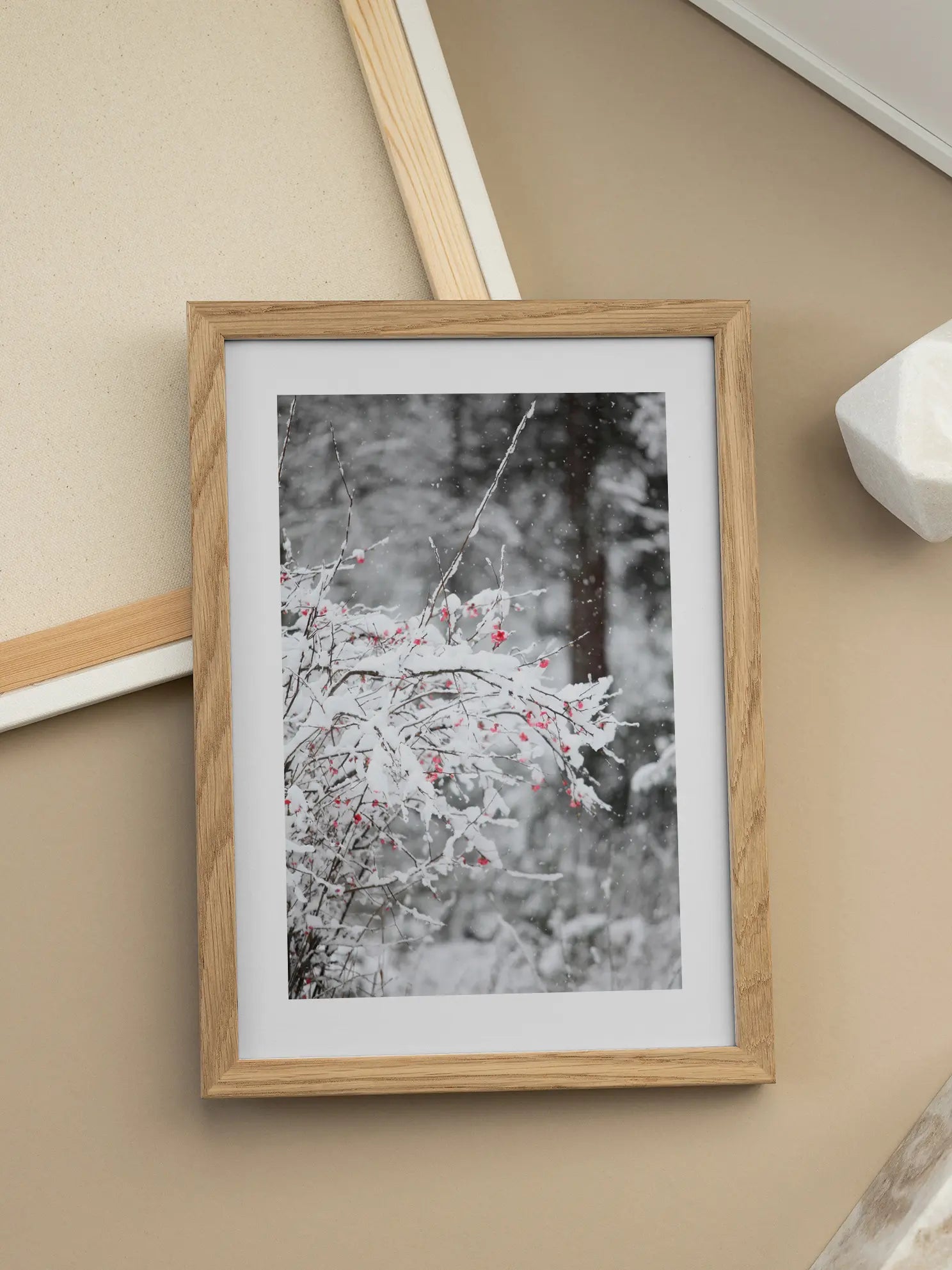 Serene Winter Scene Poster