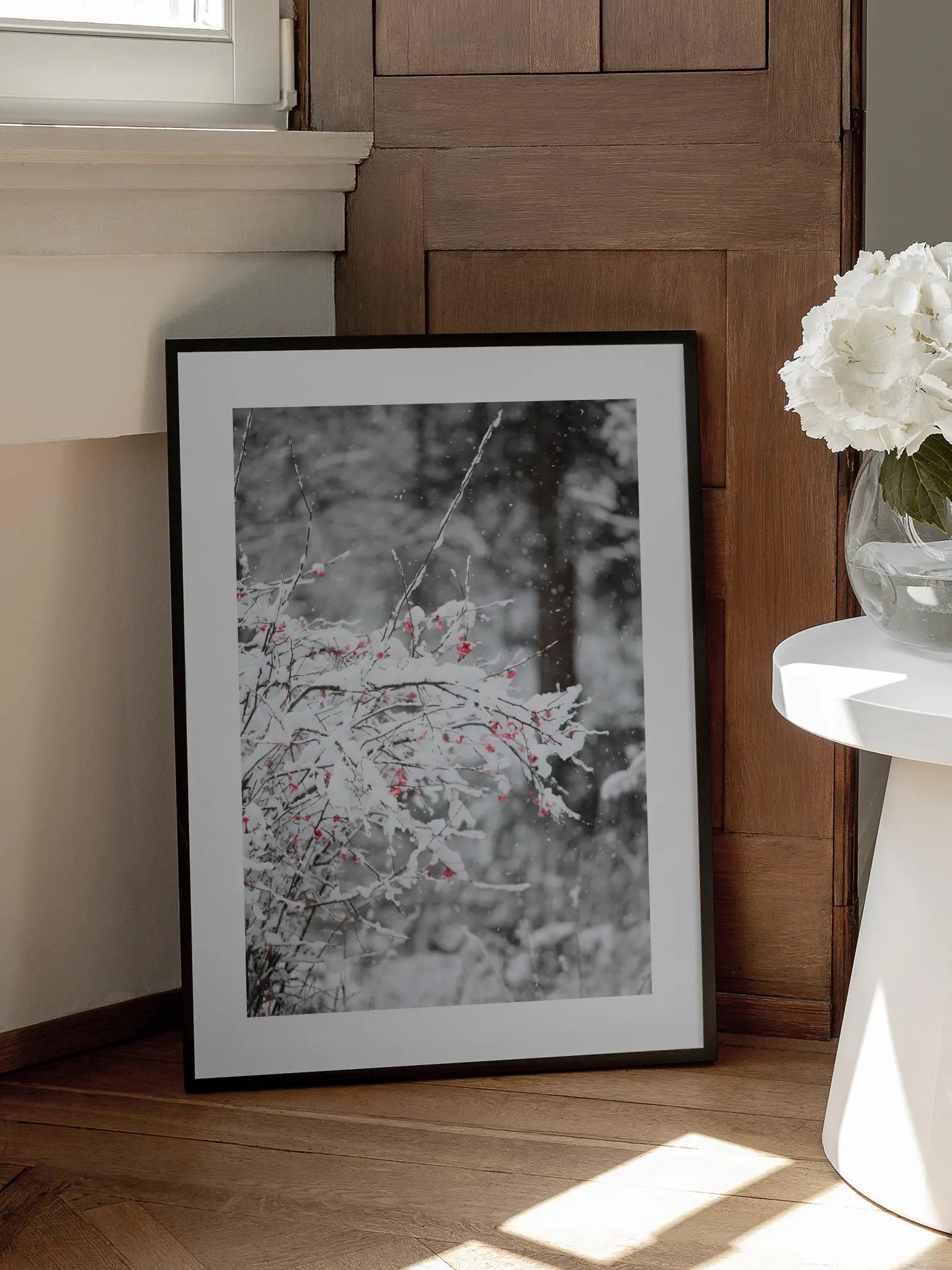 Serene Winter Scene Poster