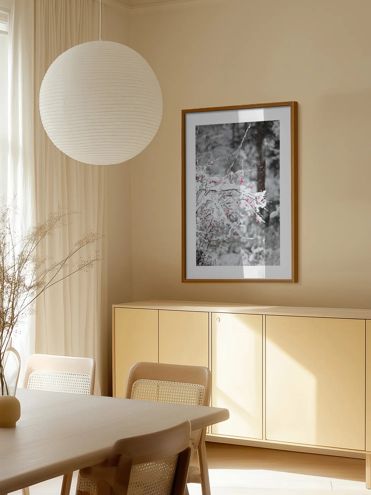 Serene Winter Scene Poster