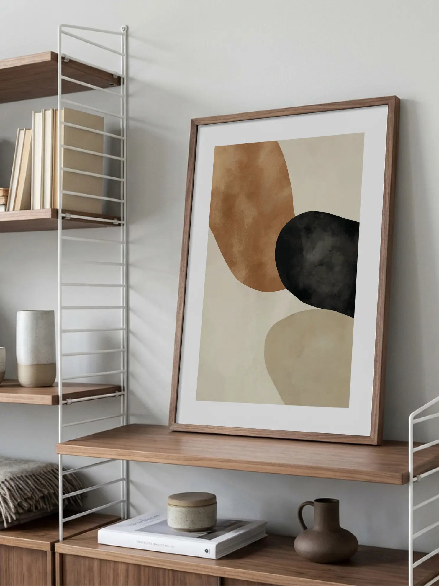 Serenity In Shapes No1 Poster