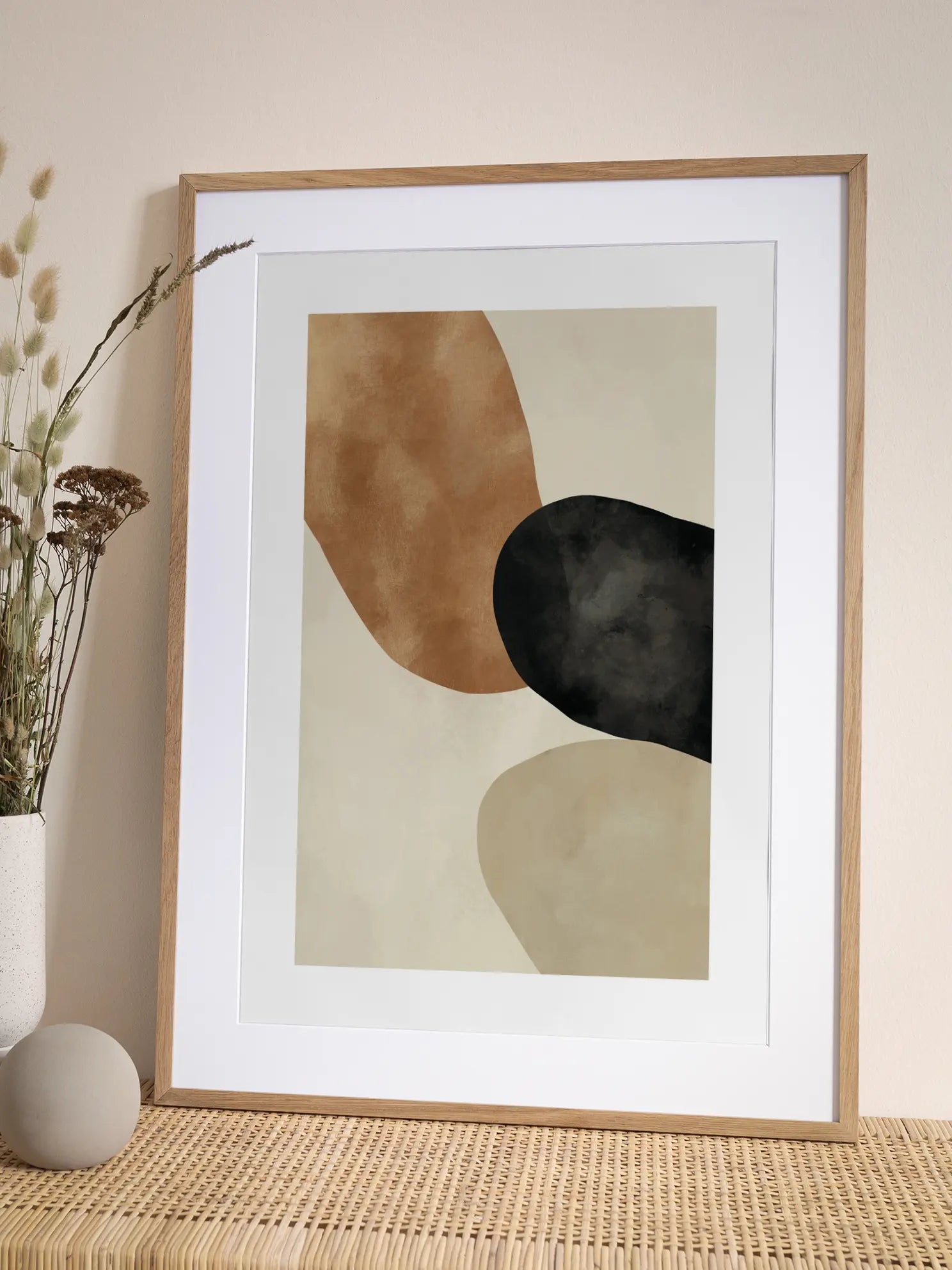 Serenity In Shapes No1 Poster
