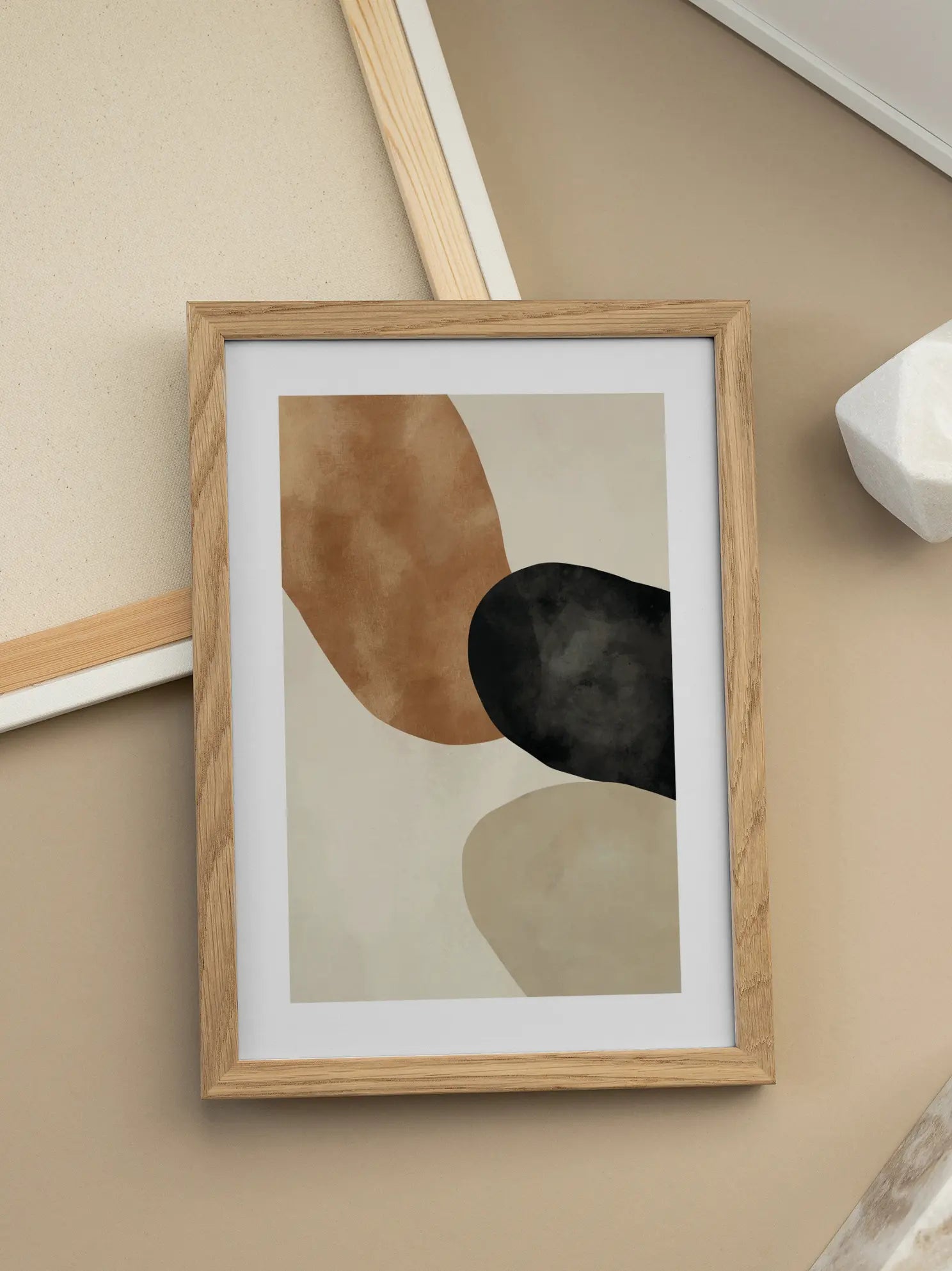 Serenity In Shapes No1 Poster