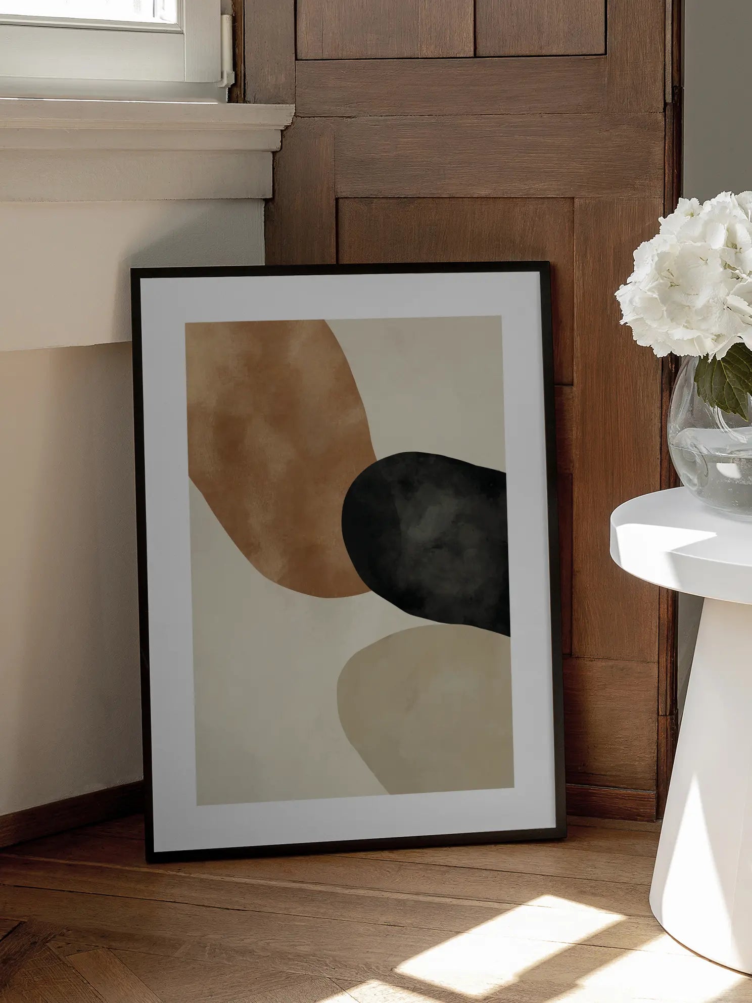 Serenity In Shapes No1 Poster