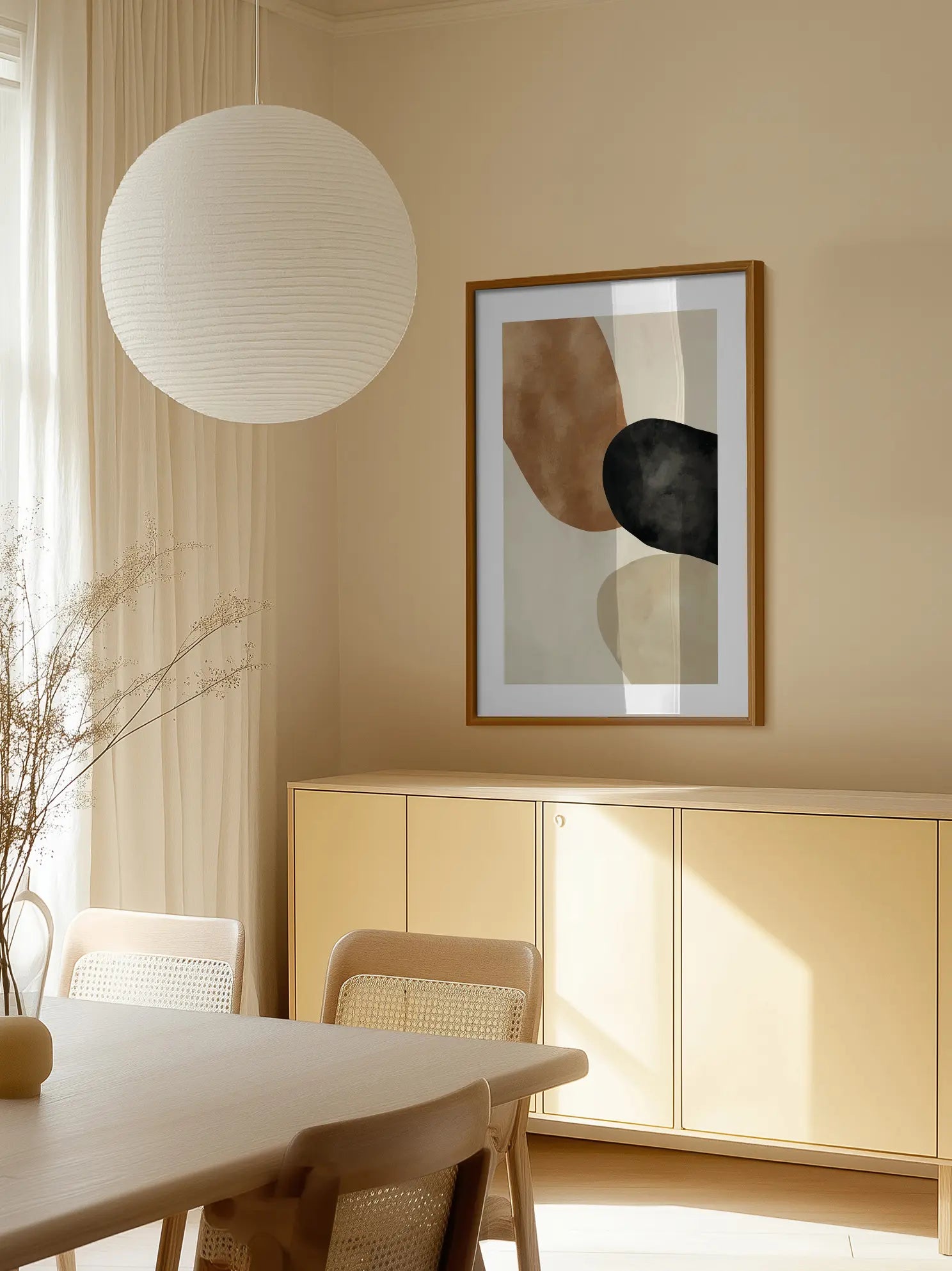 Serenity In Shapes No1 Poster