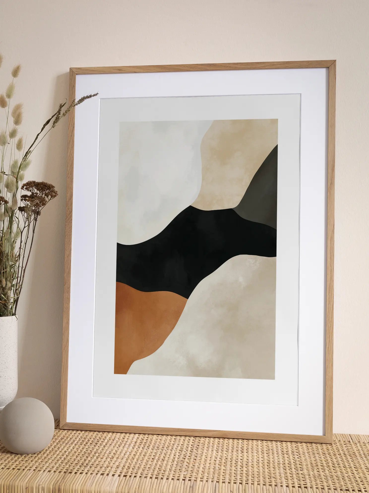 Serenity In Shapes No3 Poster