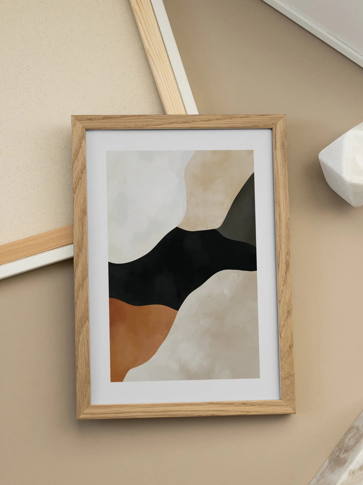 Serenity In Shapes No3 Poster