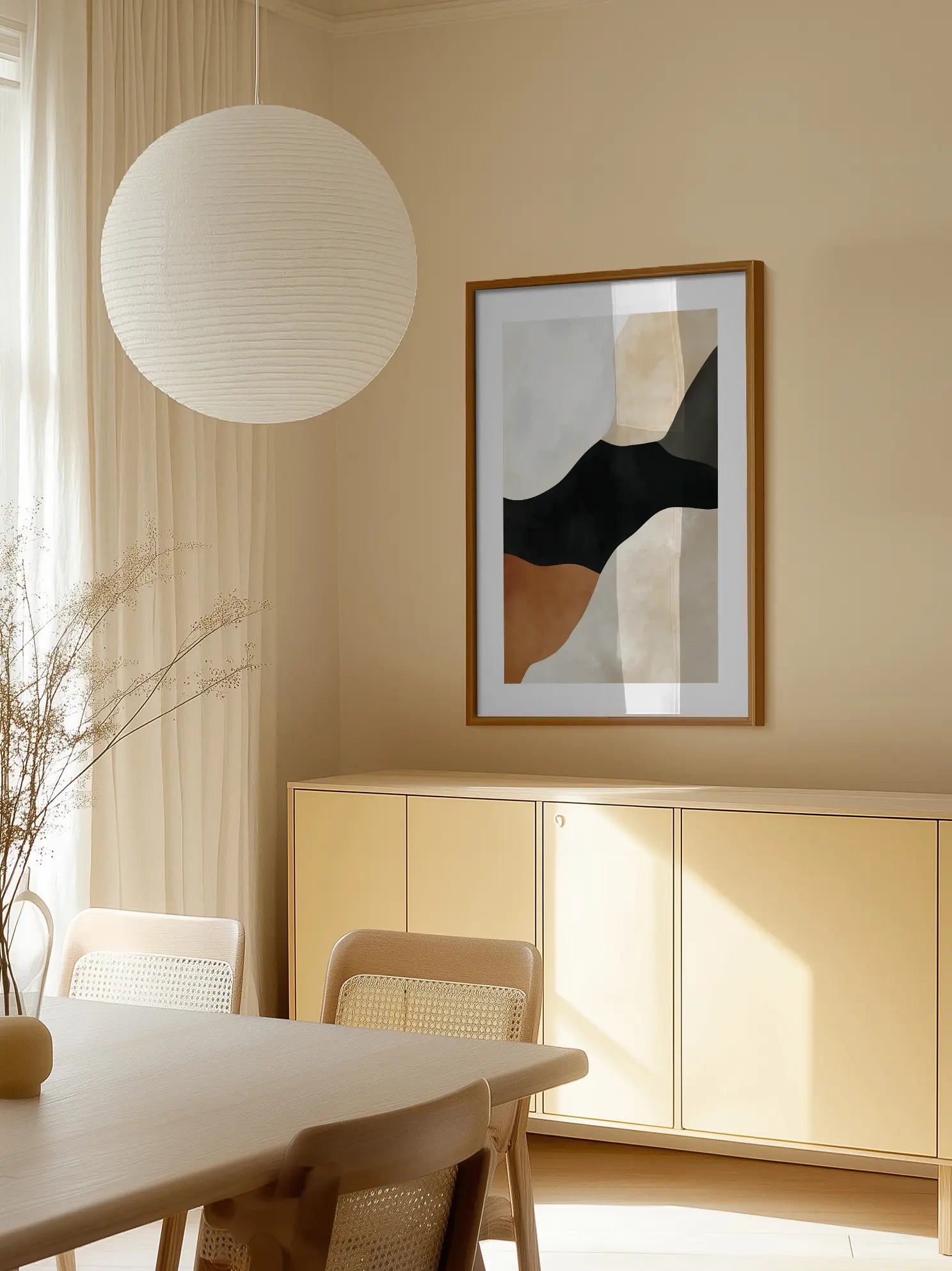 Serenity In Shapes No3 Poster