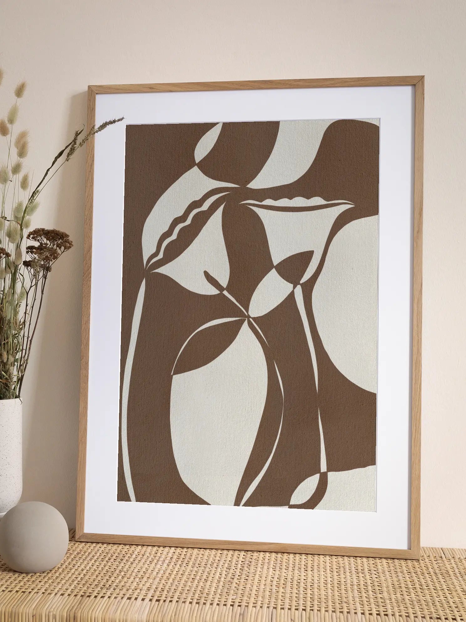 Shaped Botanical Poster