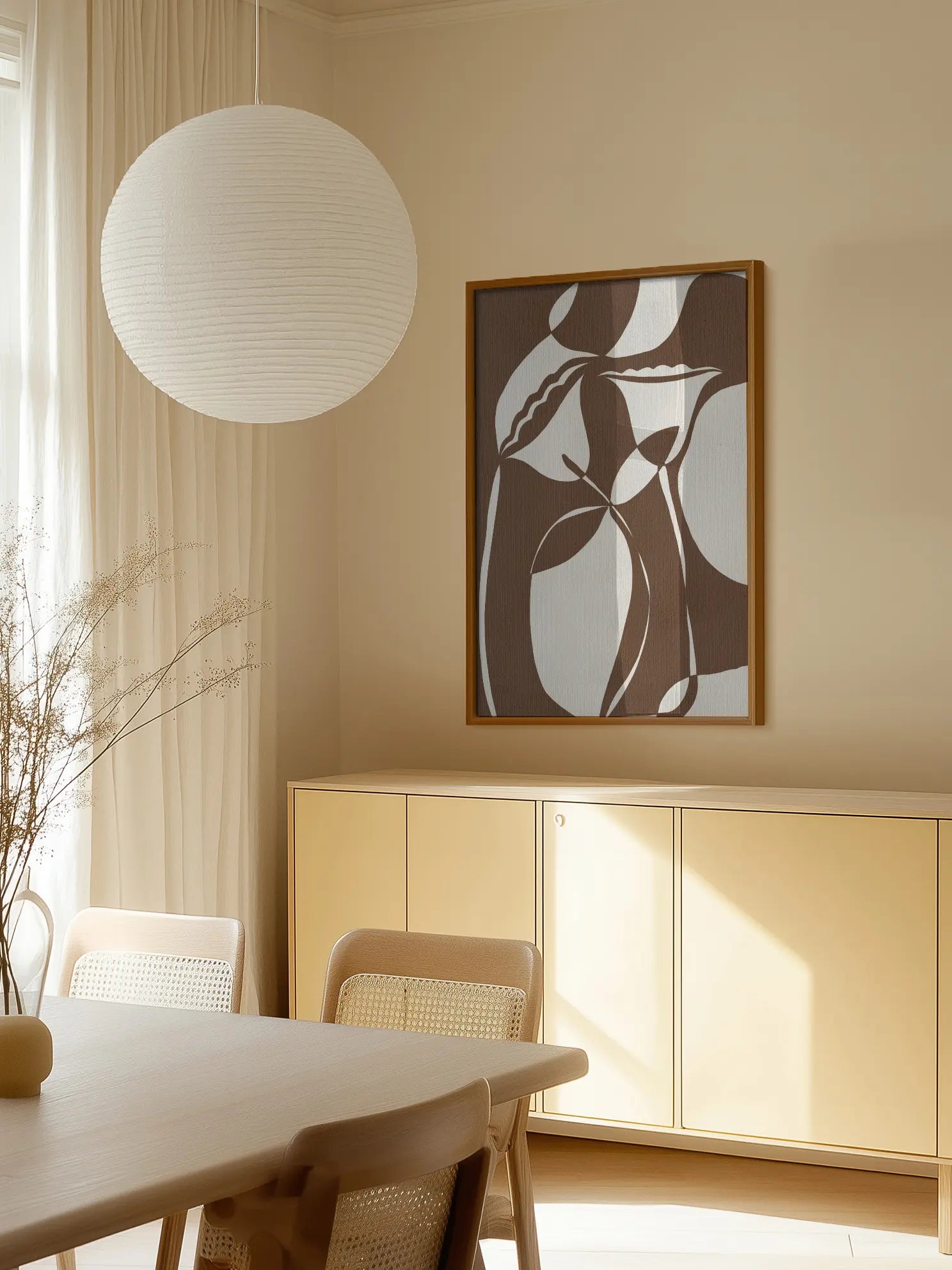 Shaped Botanical Poster