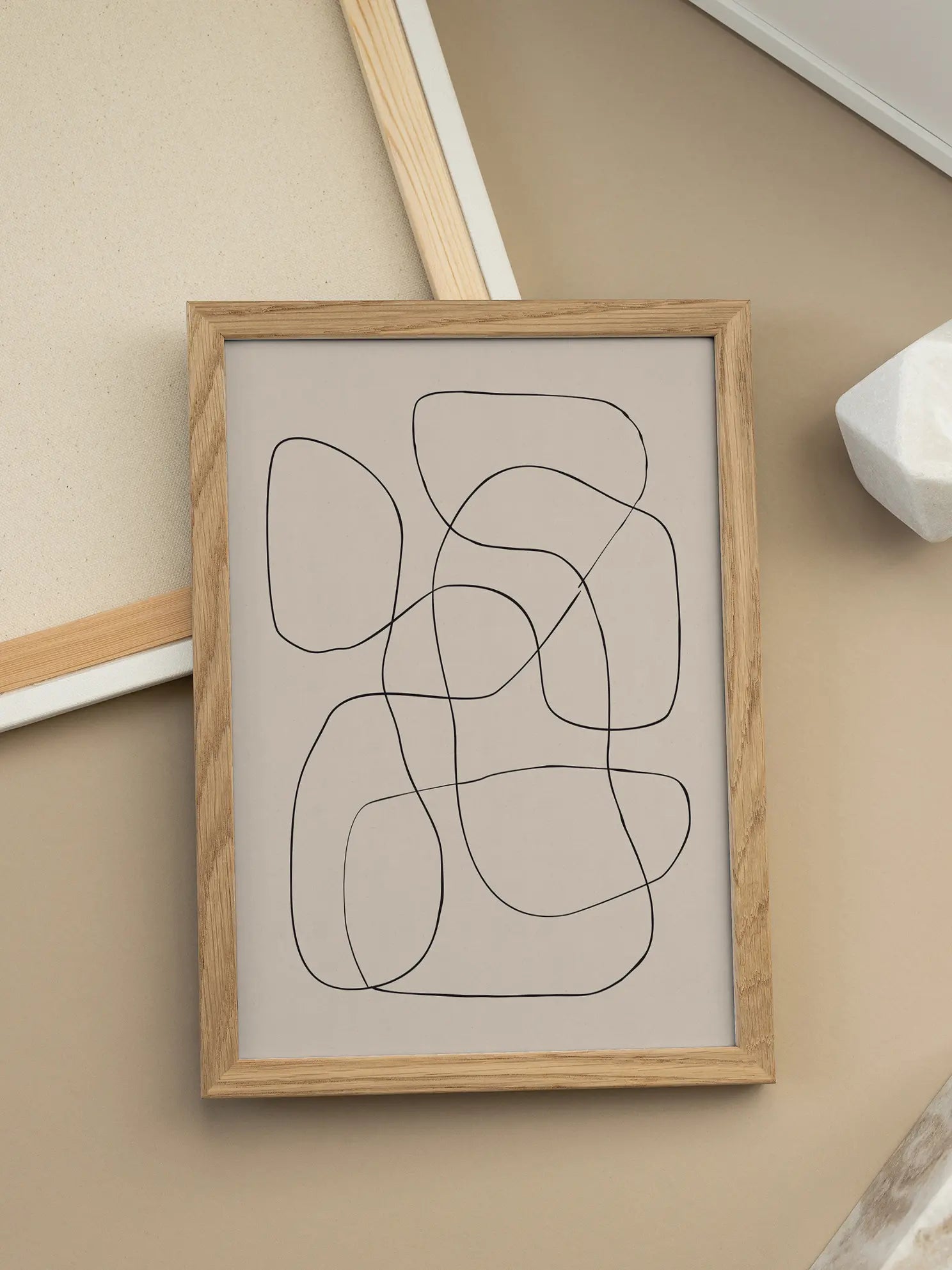 Shapes and Lines Poster