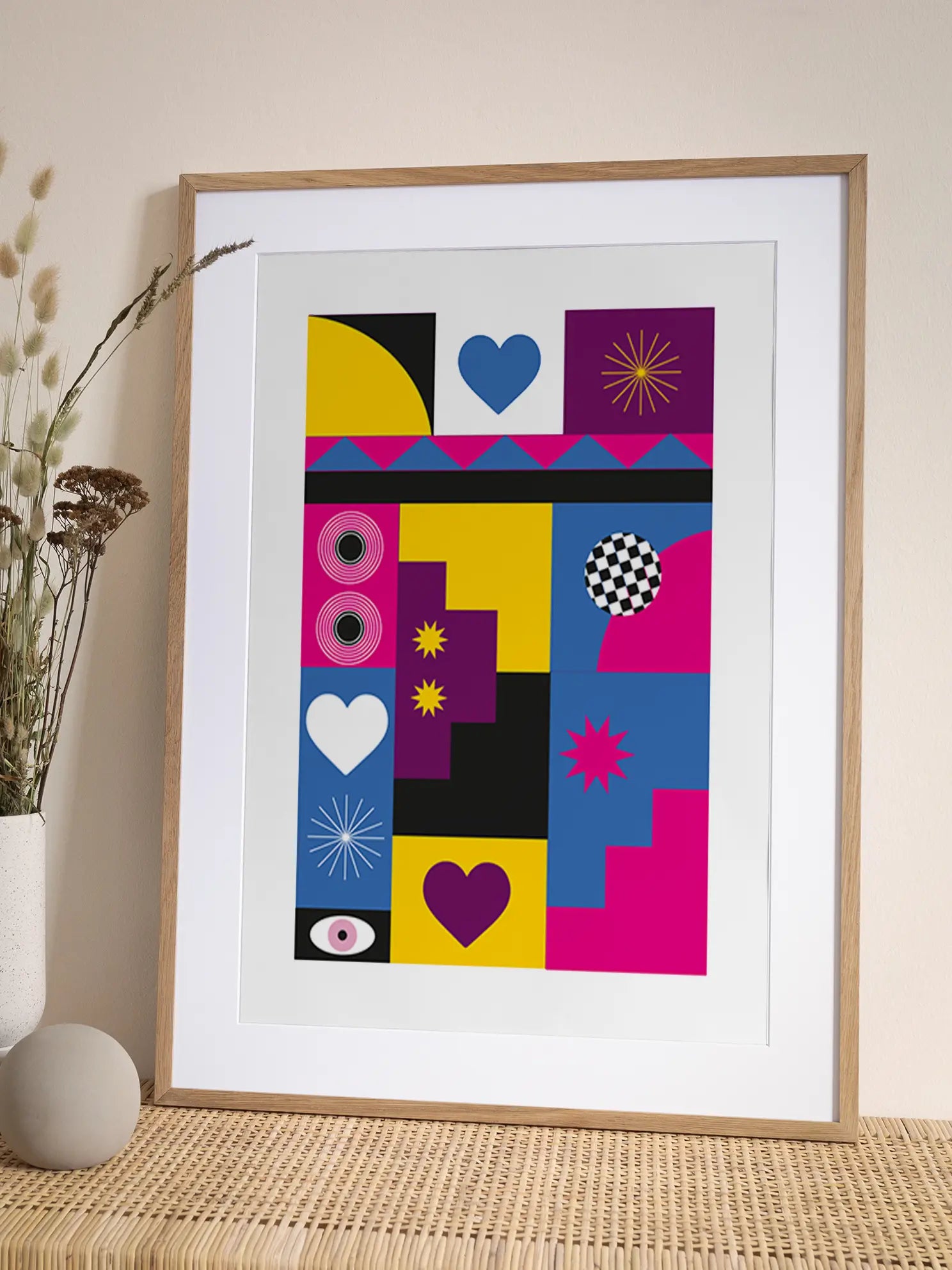 Shapes and Patterns Poster