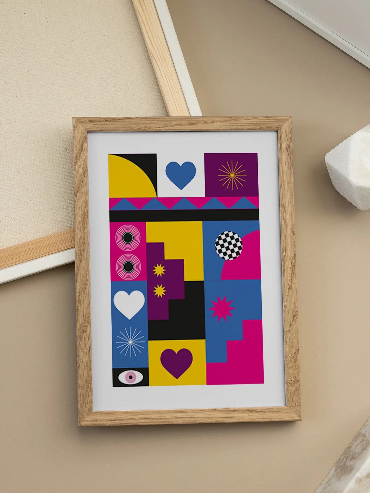 Shapes and Patterns Poster