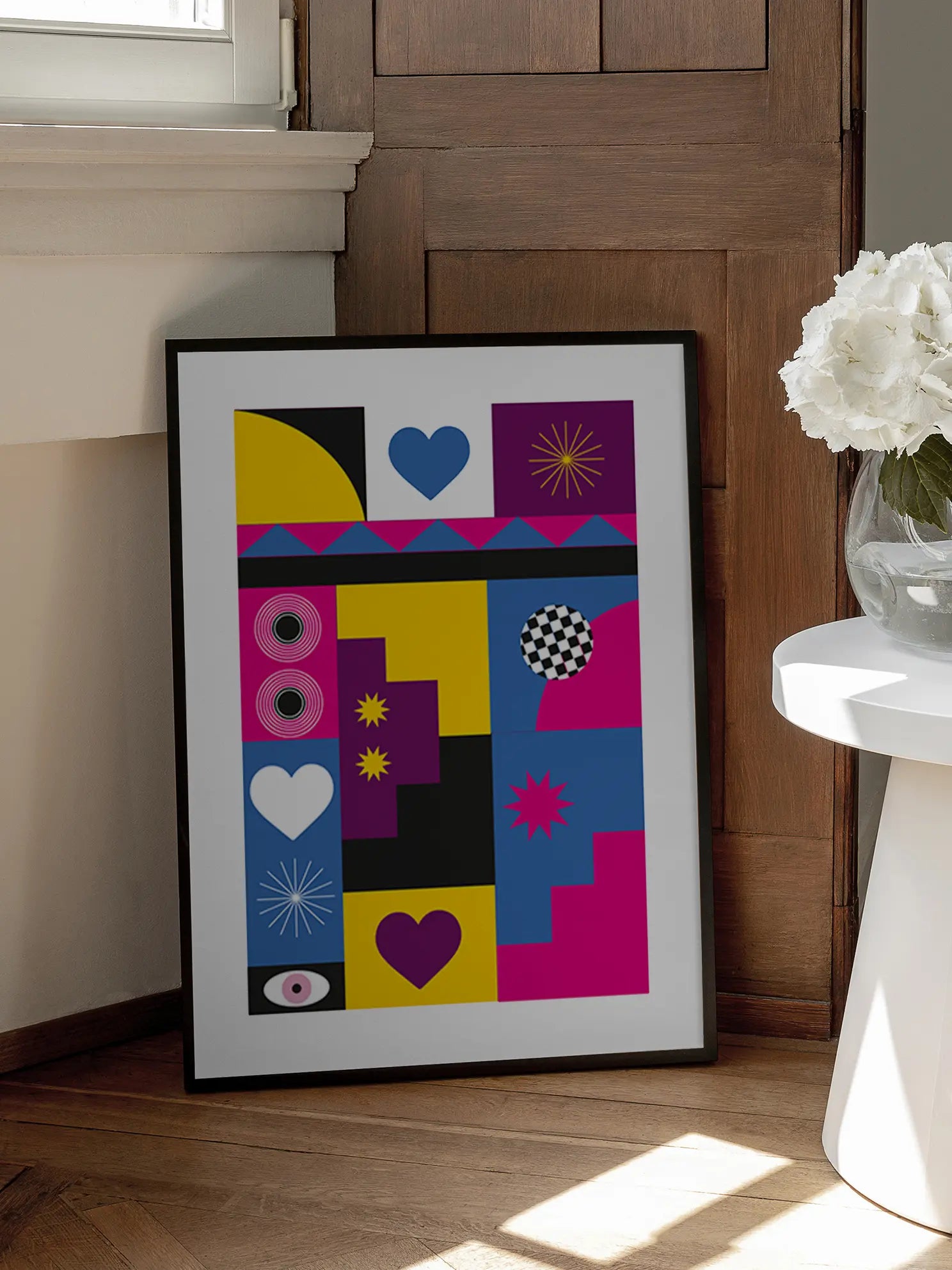 Shapes and Patterns Poster