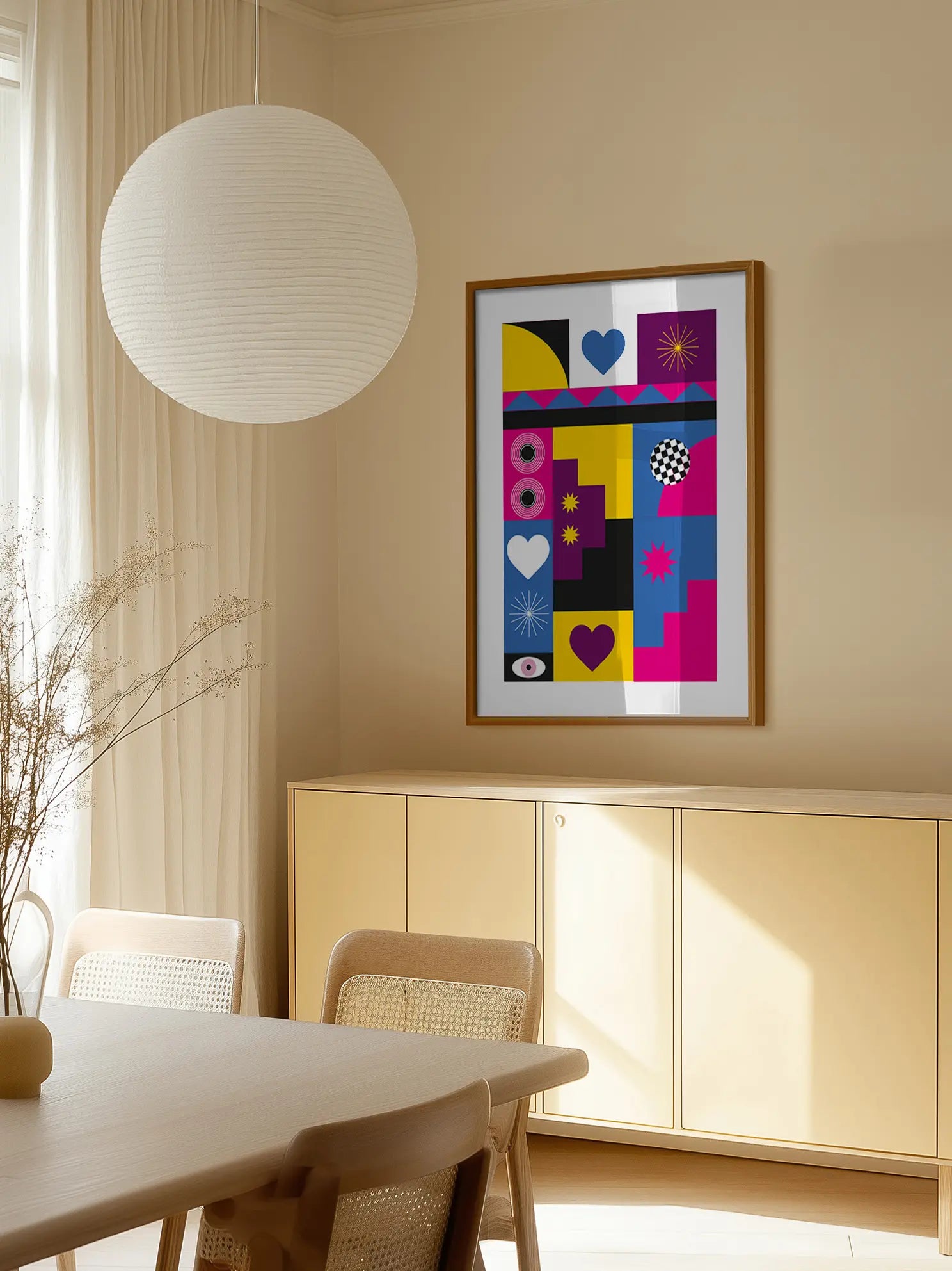 Shapes and Patterns Poster