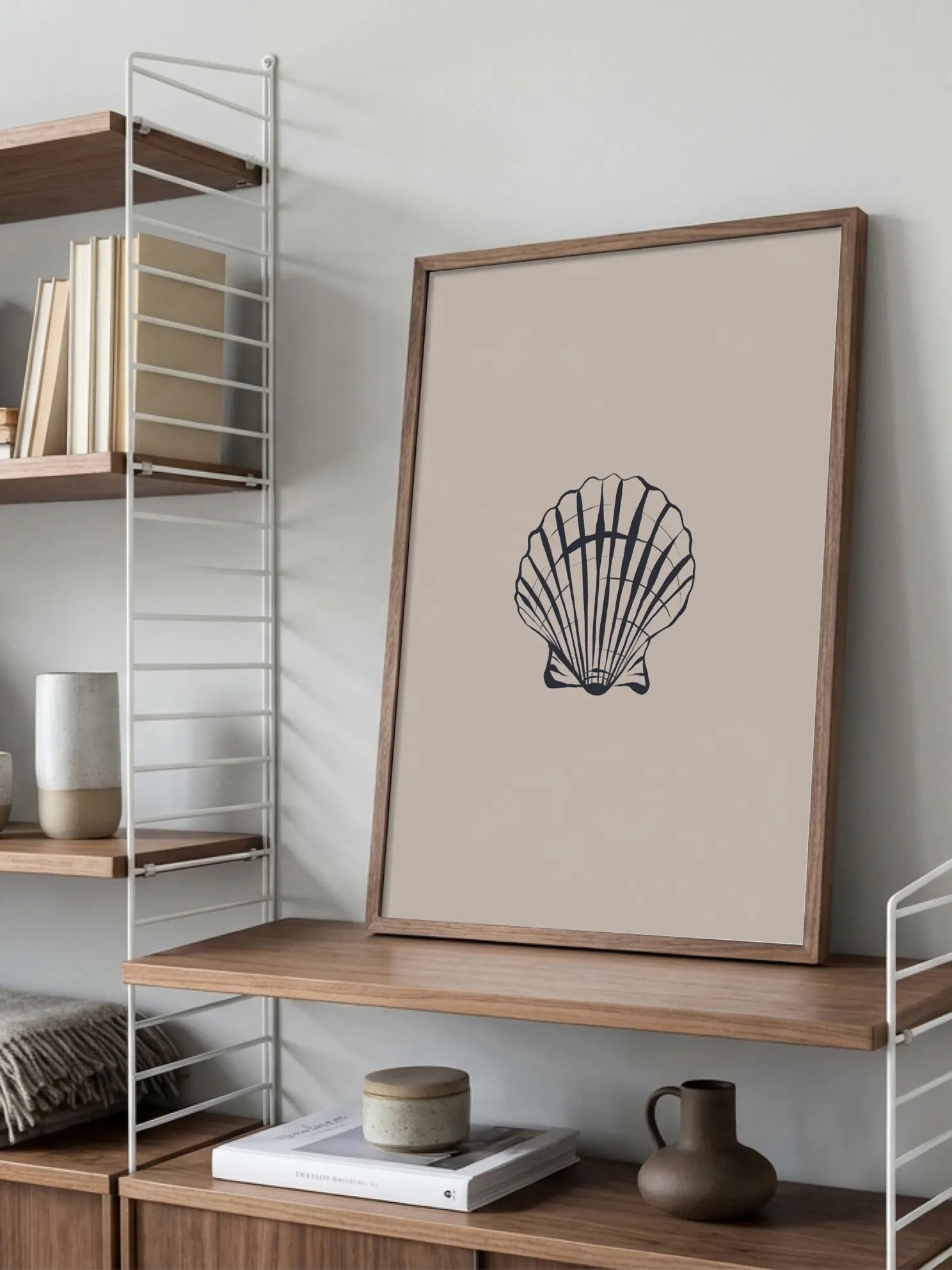 Shell Illustration Poster