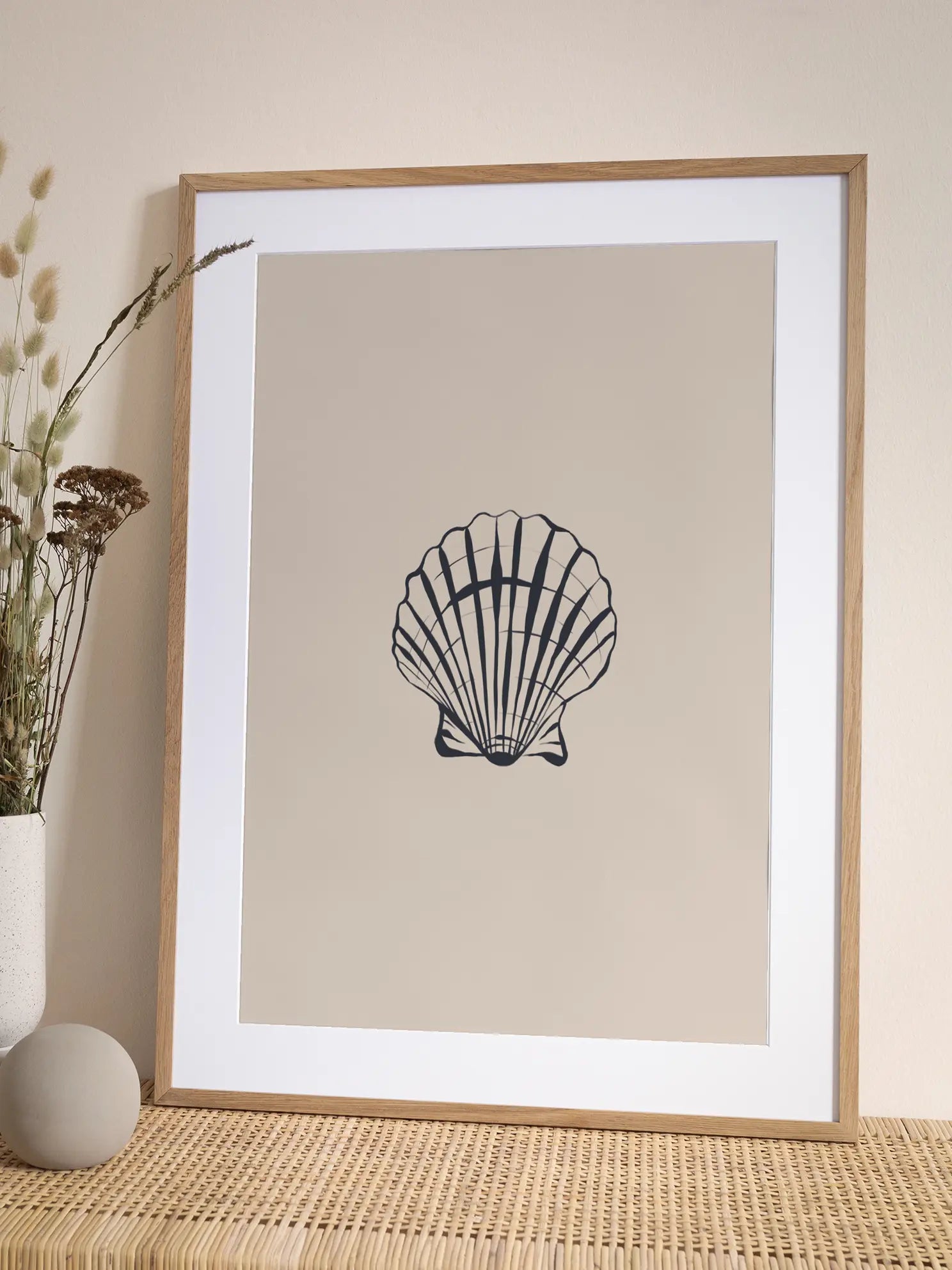 Shell Illustration Poster