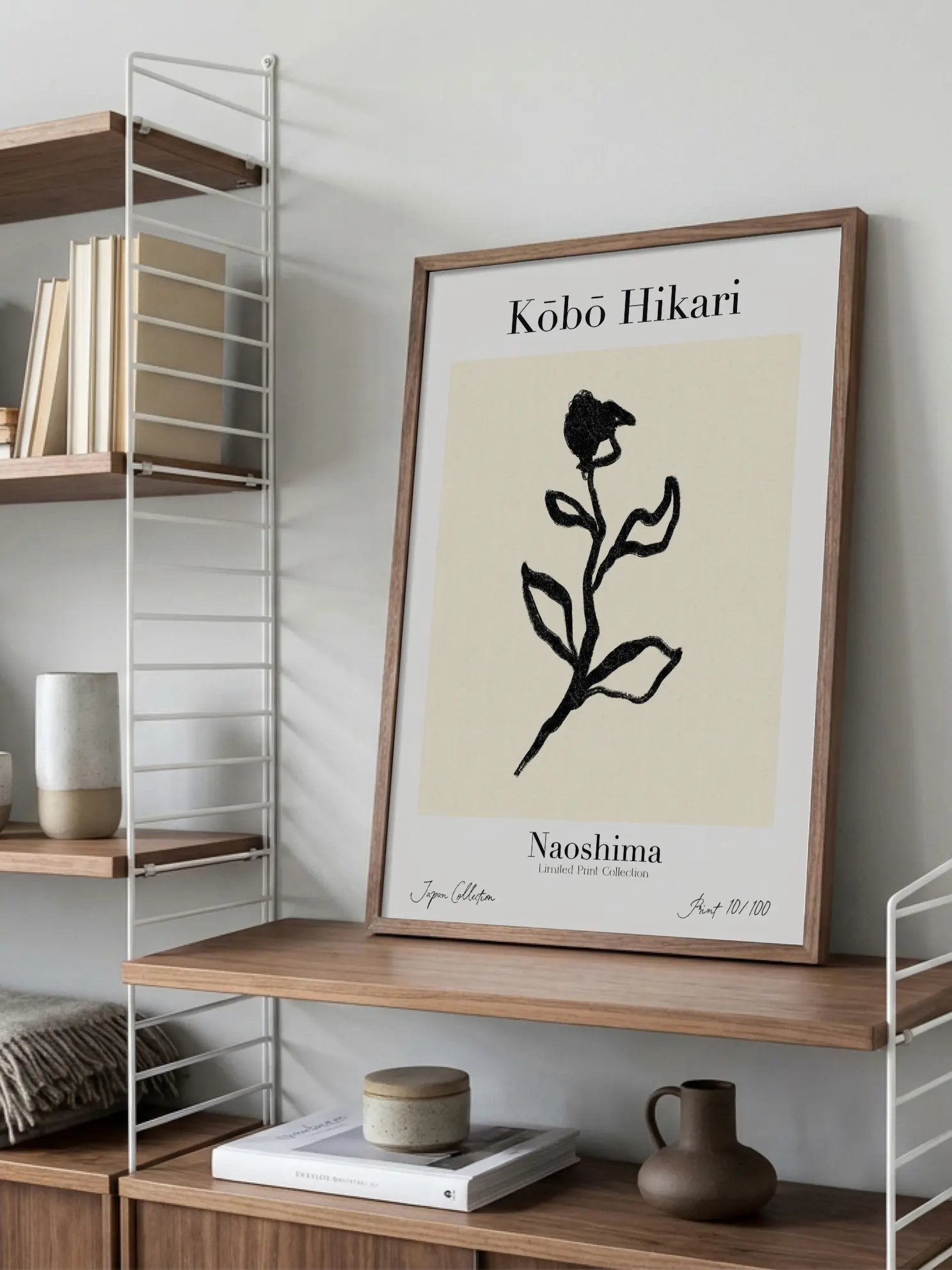 Silhouette Blossom Poster
